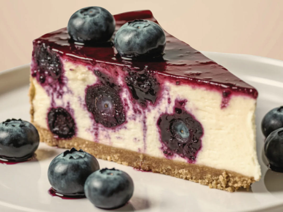 Blueberry Cheesecake.