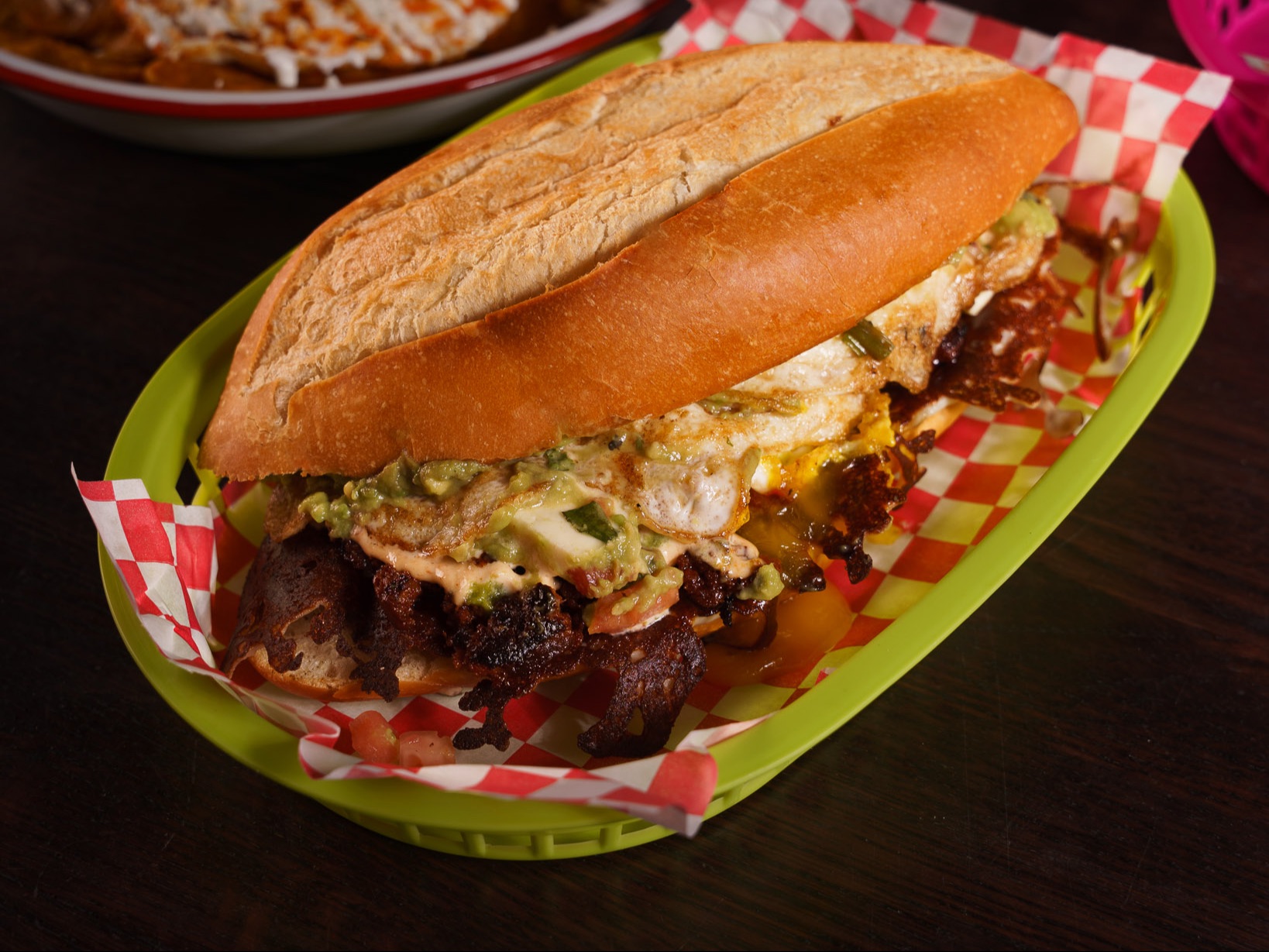 Bolillo Torta Sunrise.