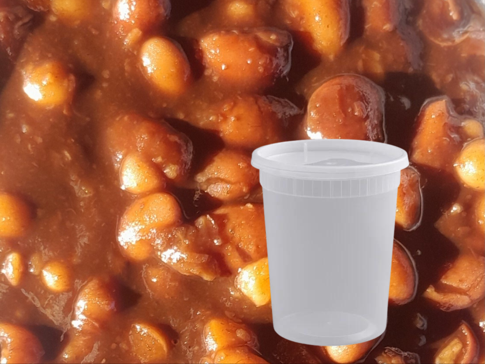 32oz Barracks Baked Beans (approx. 4 servings).