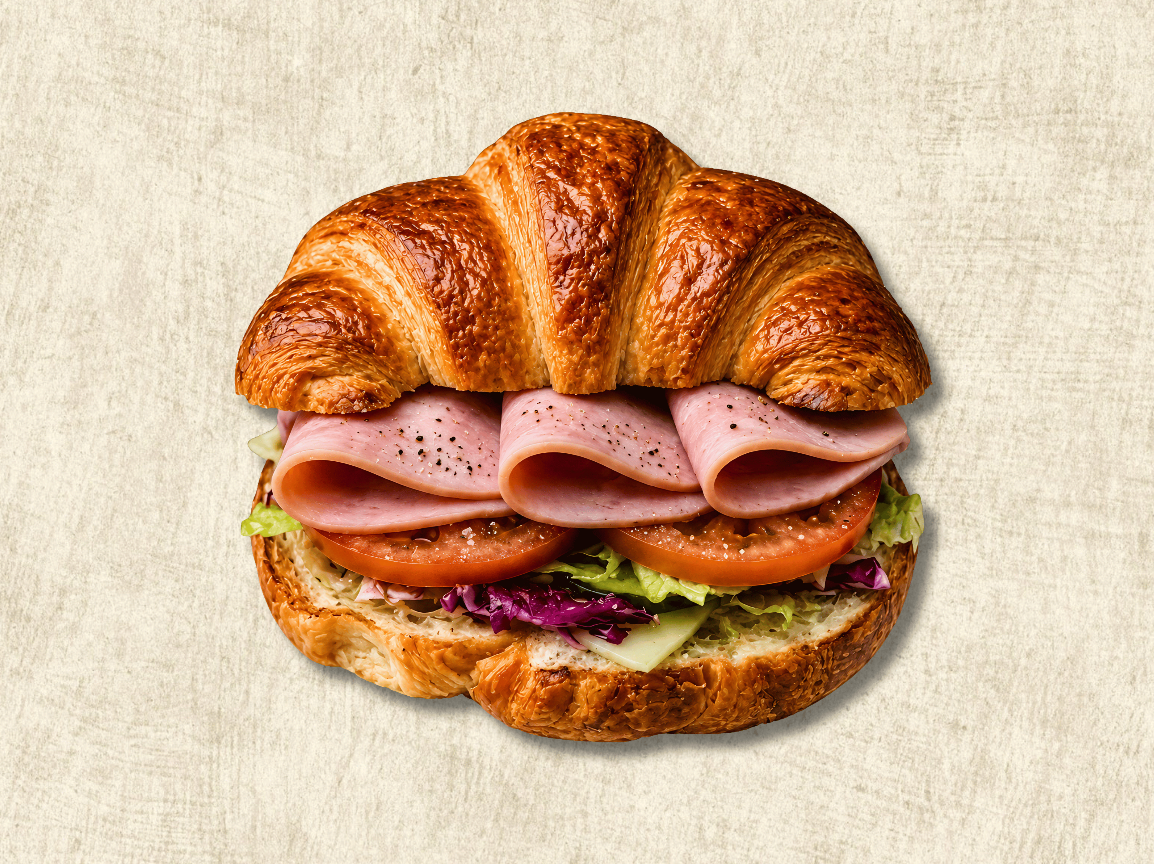 Ham Croissant Sandwich