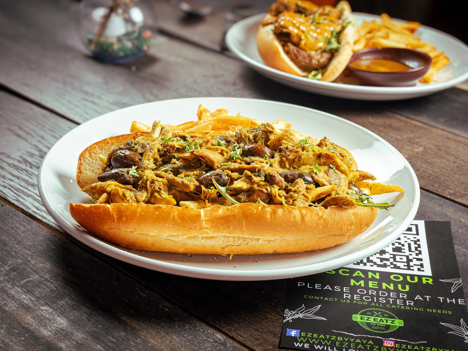 Chicken Tagine sandwich.
