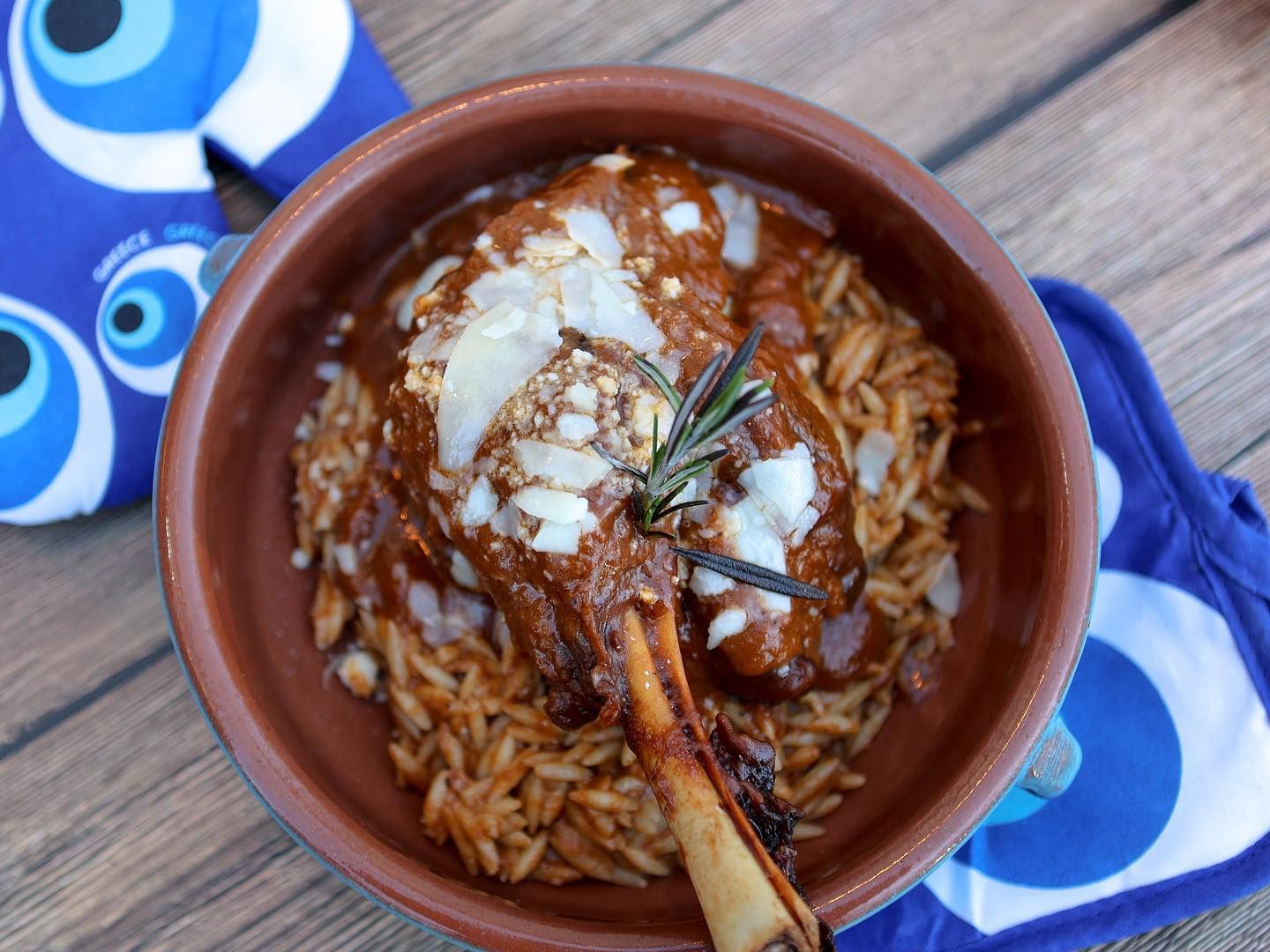 Lamb Shanks Giouvetsi (Half Tray).