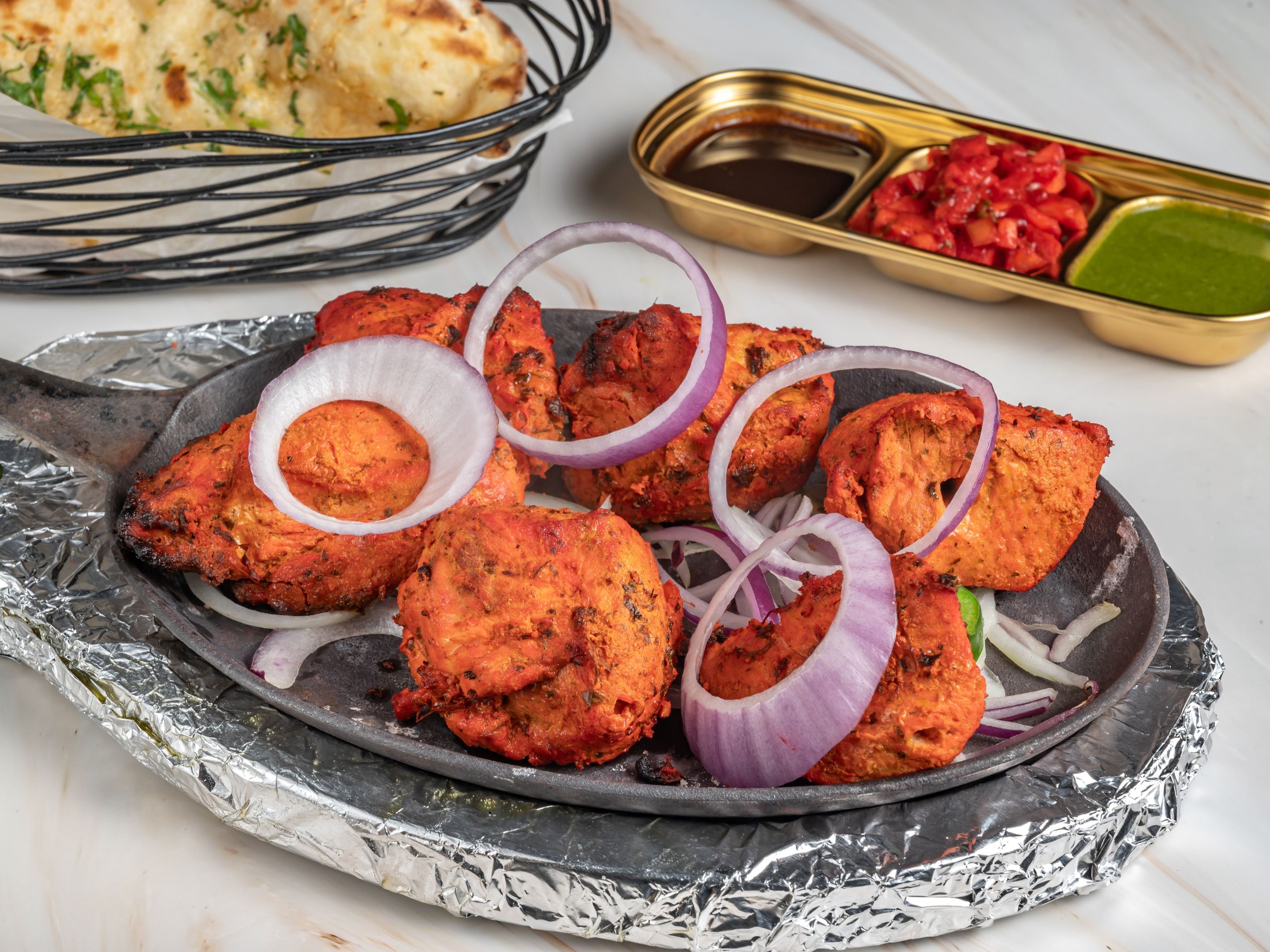 Tandoori Salmon.