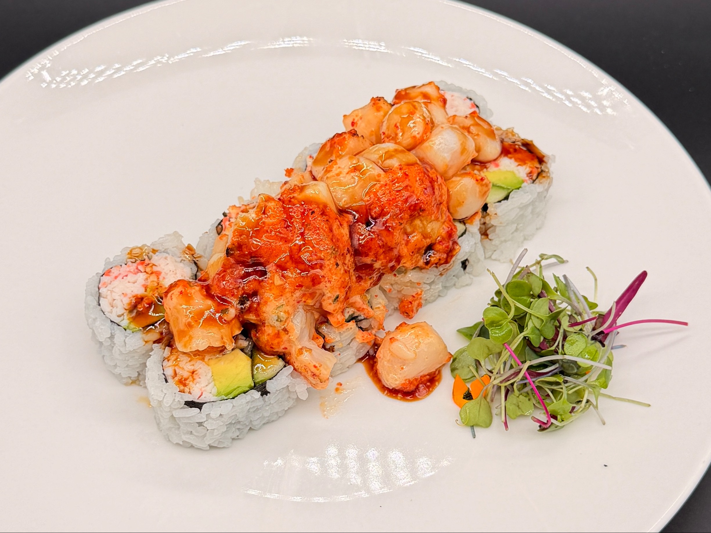 Baked Scallop Roll.