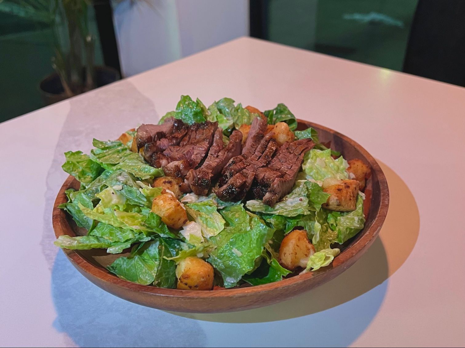 Picanha Caesar Salad.