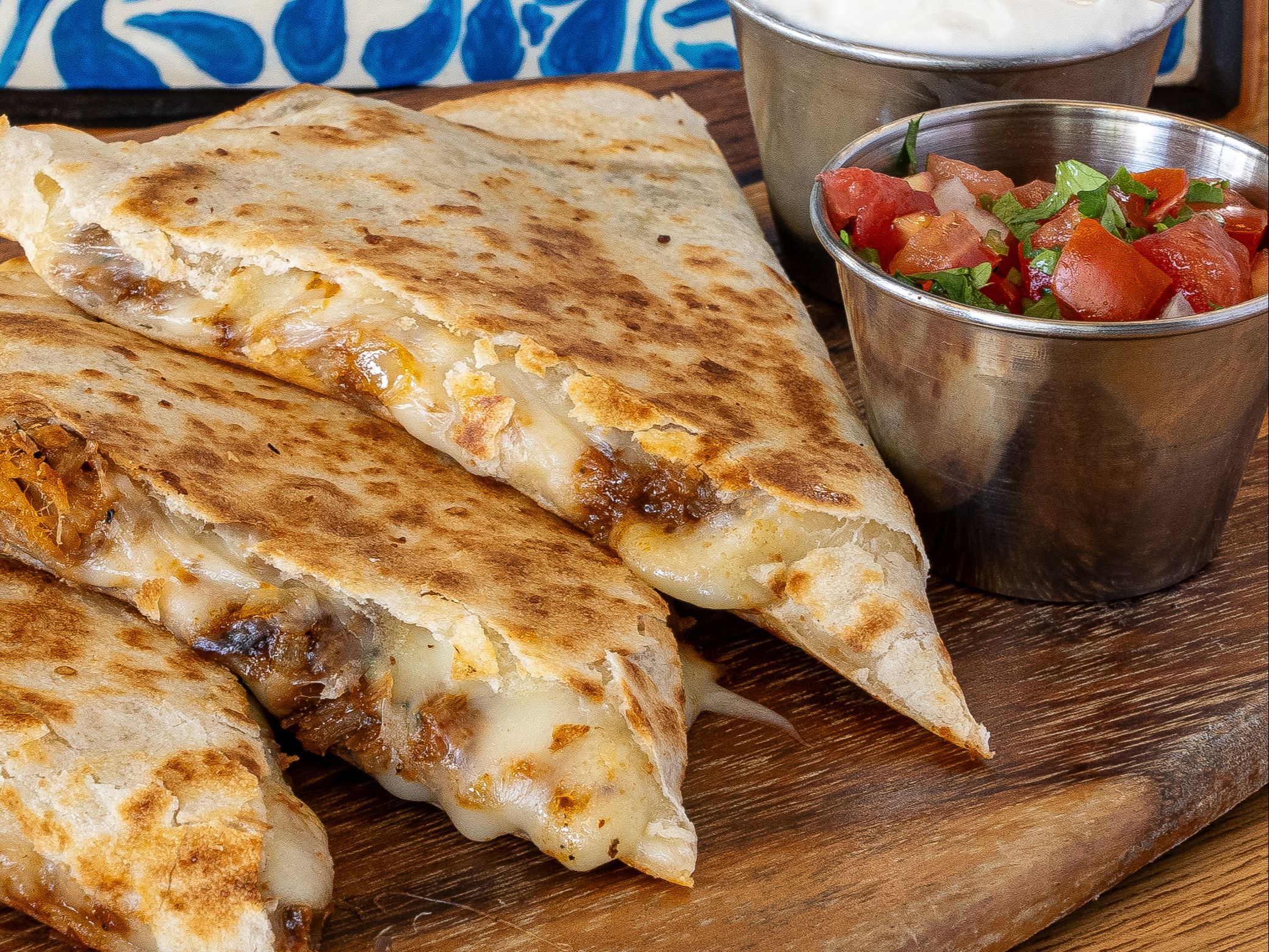 Ground Beef (Carne Molida)  Quesadilla