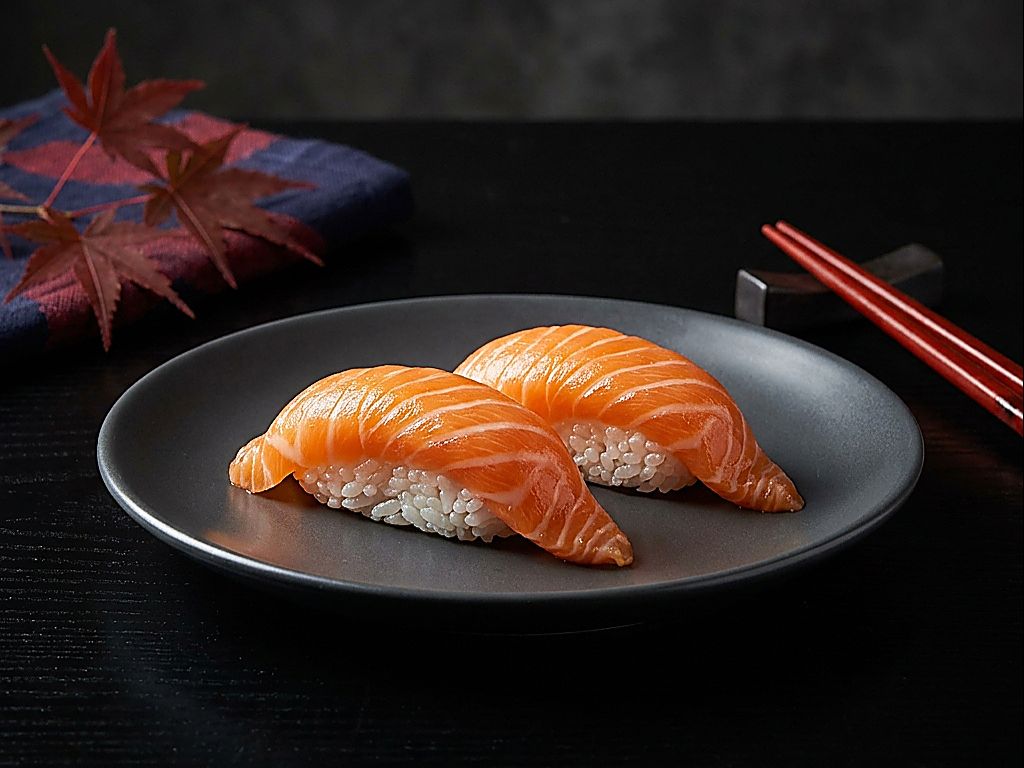 Sake (Salmon) Nigiri.