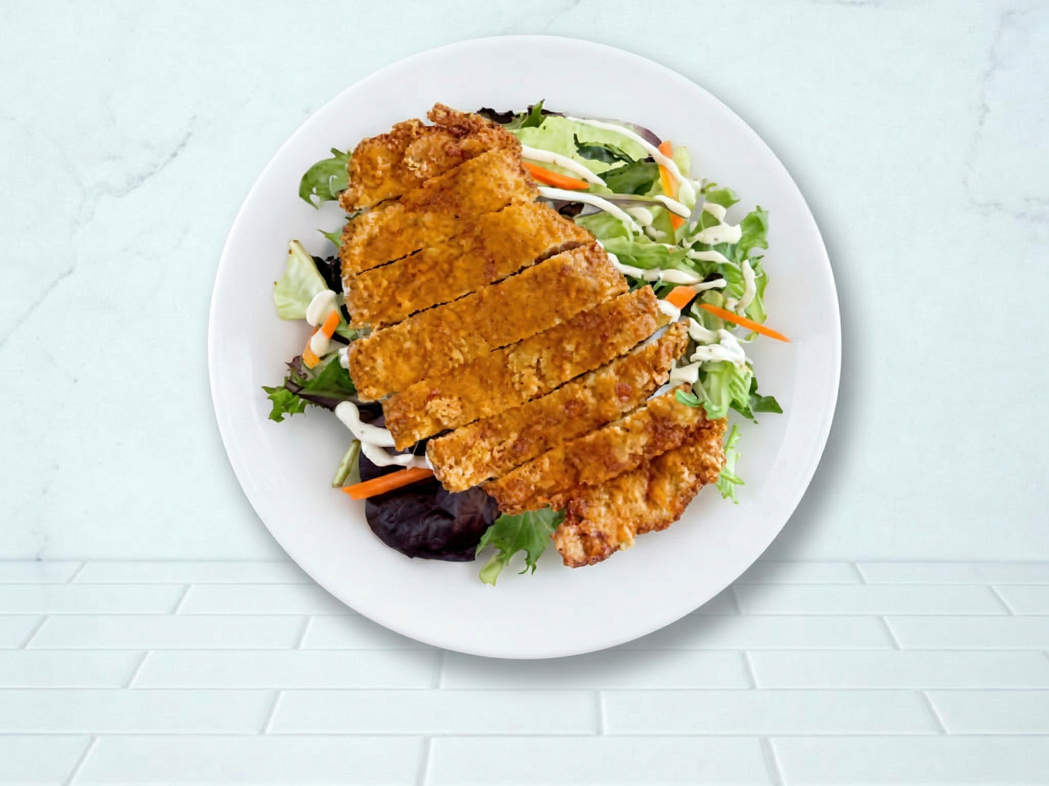 Chicken Katsu Salad.