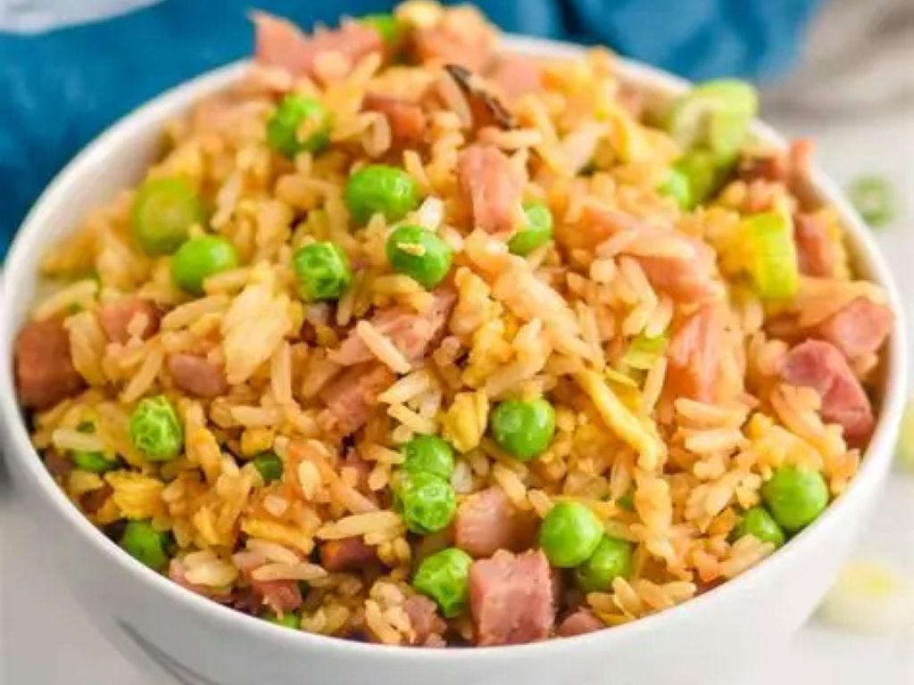 Ham Fried Rice / Cơm chiên giăm bông / 火腿炒饭.