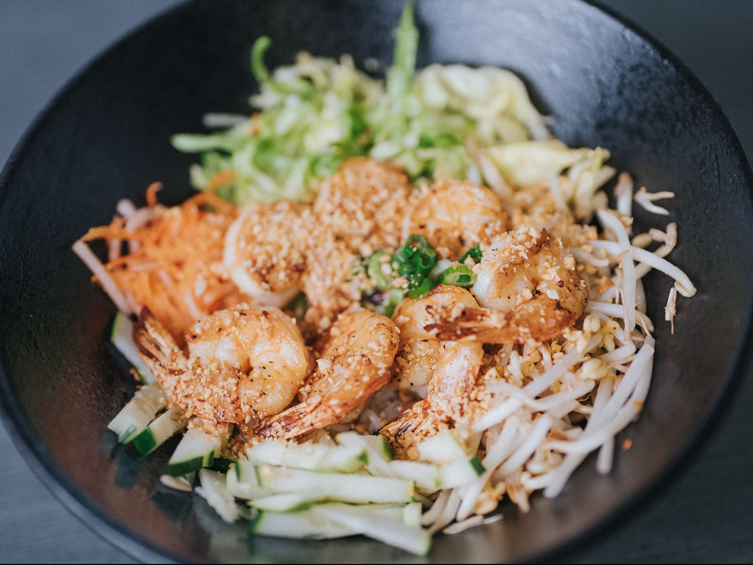 B4 - Grilled Shrimp Bun.