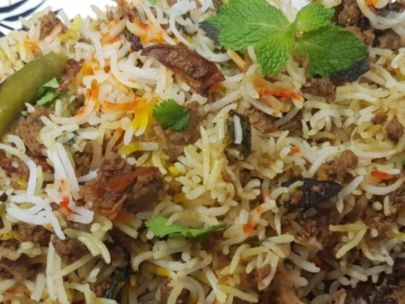 Goat Kheema Biryani - Family PK.