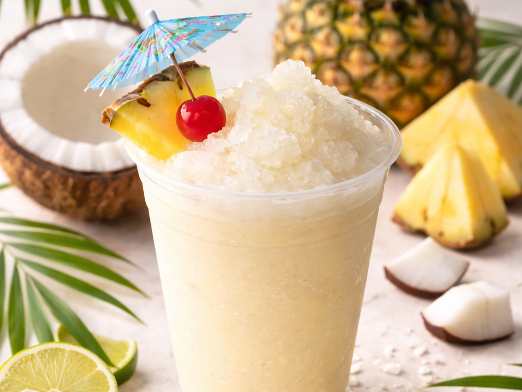 Slushy Pina Colada.