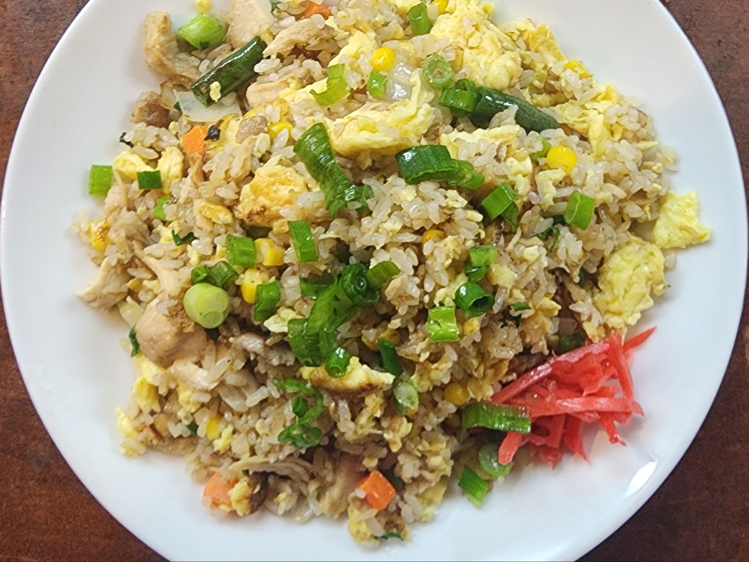 B10. Fried Rice (Pork or Chicken) & Miso Soup