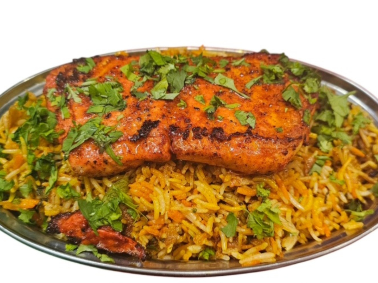 Salmon Biryani