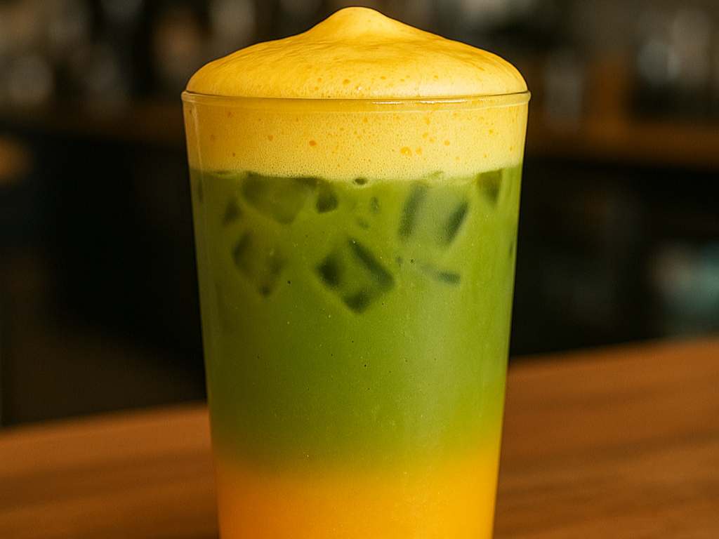 Mango Creamy Matcha.