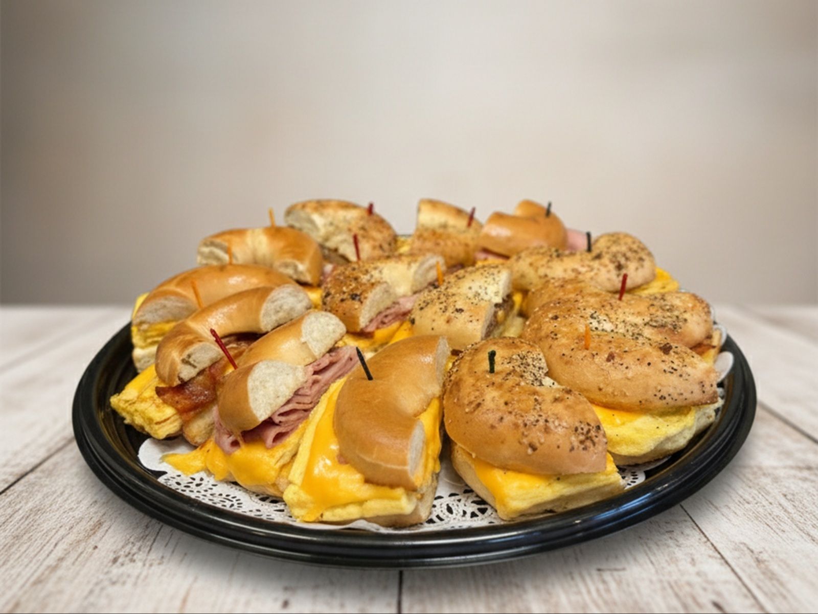 Bagel Sandwich Platter.