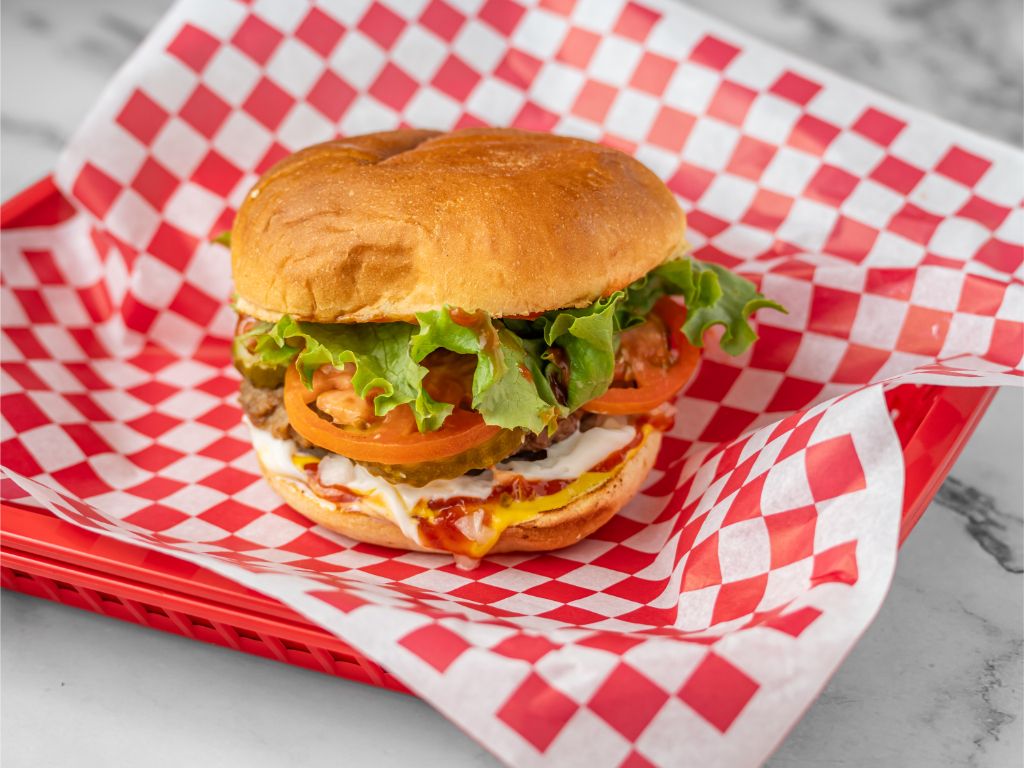 #4 Romeo's All-American Burger Combo.