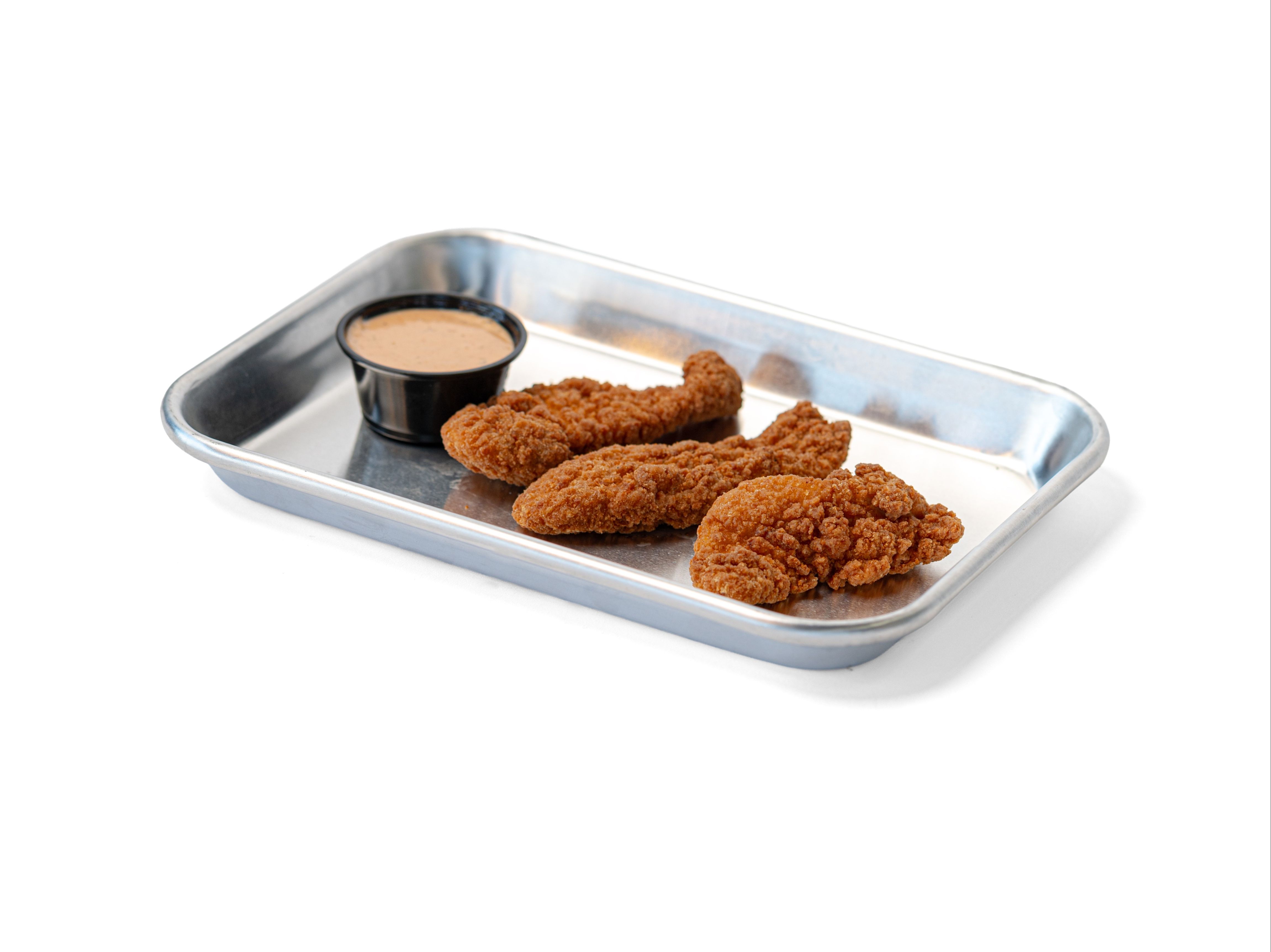 3pc Crescent Chicken Tenders with a Side of In-House Sauce.