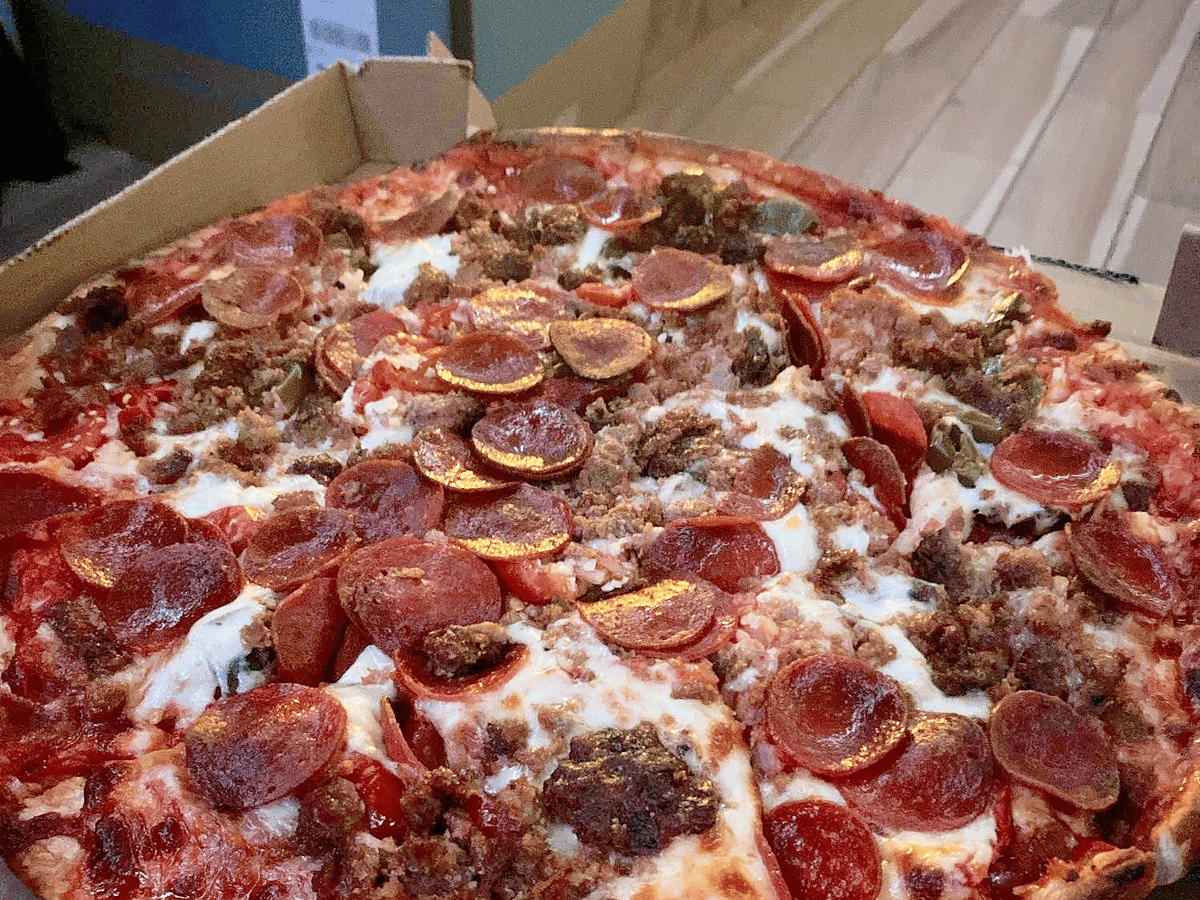 Large 1 Topping / Small 1 Topping.