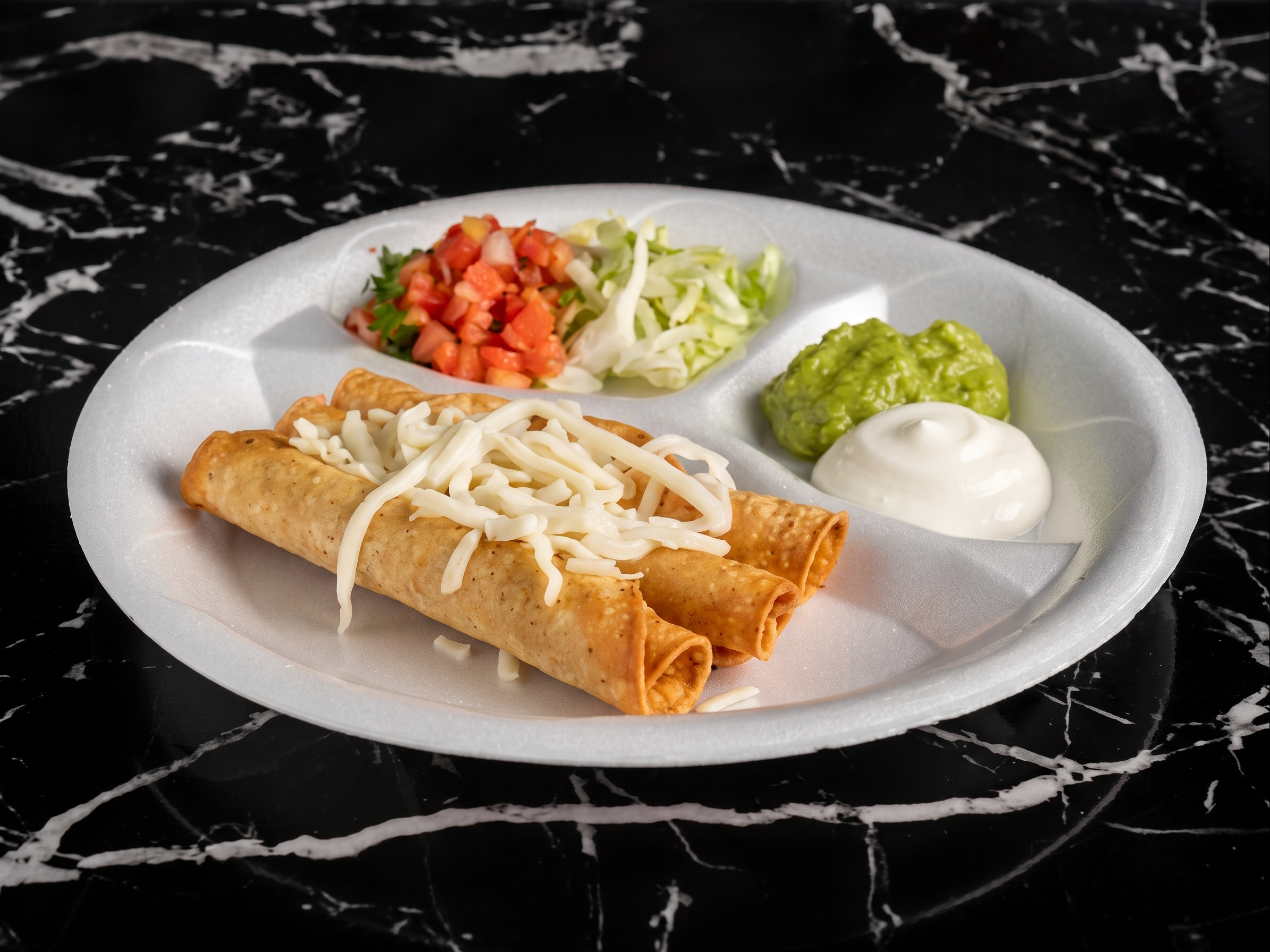 Chicken Flautas.
