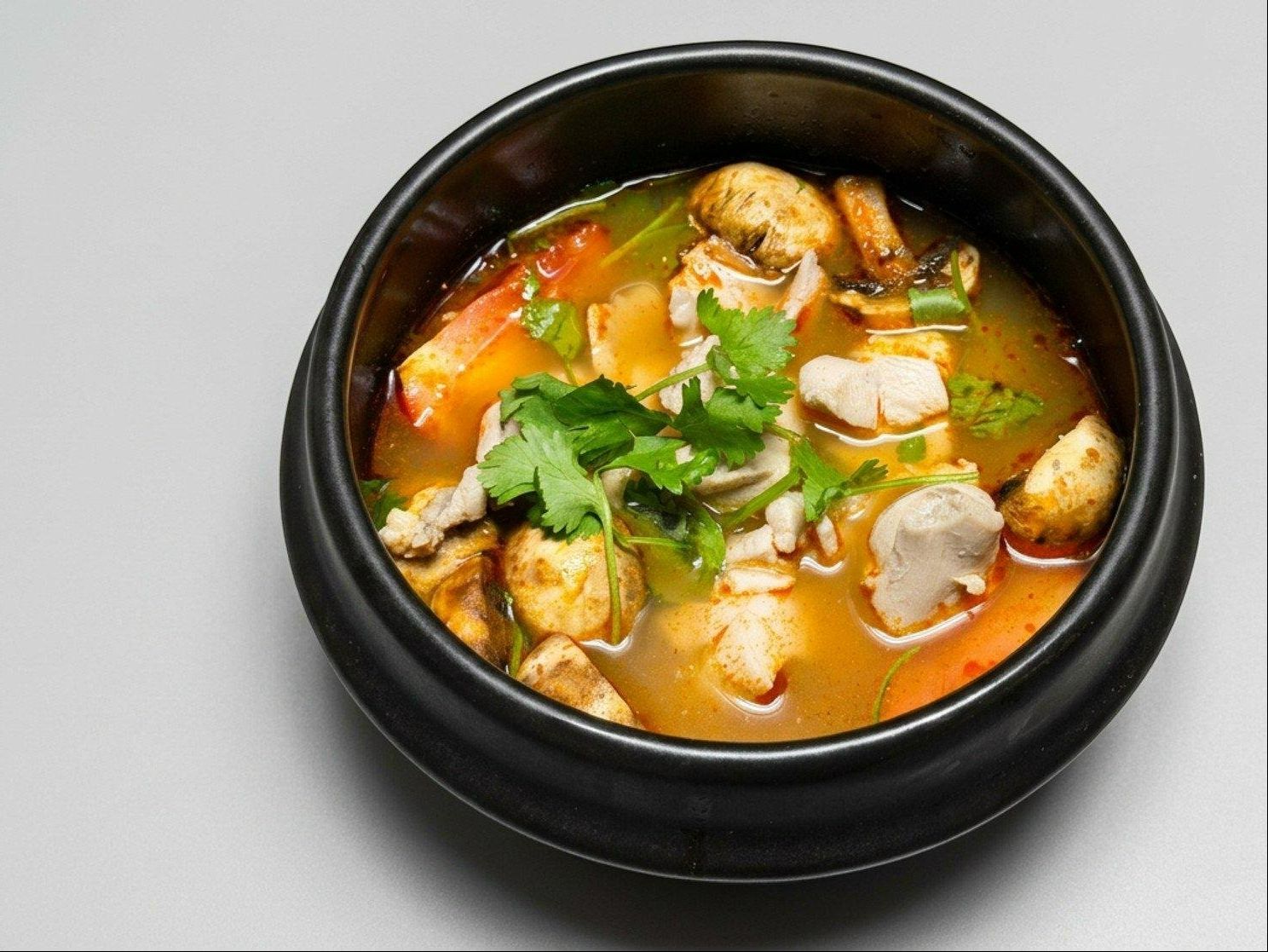 Chicken Tom Yum Soup.
