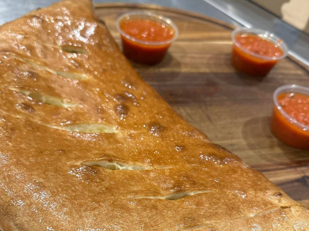 Chicken Parmigiana Calzone.