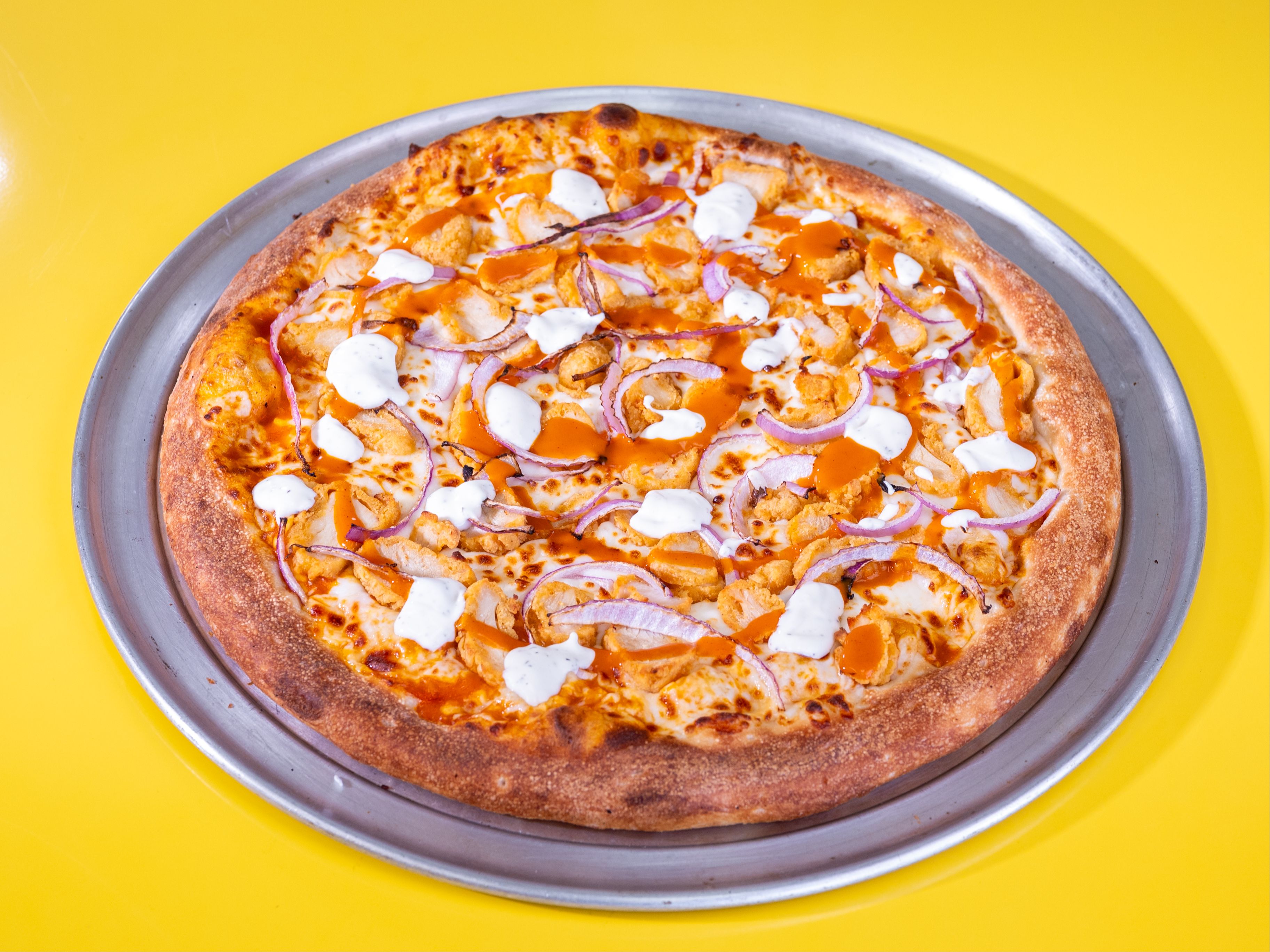 (Personal) Buffalo Pizza.