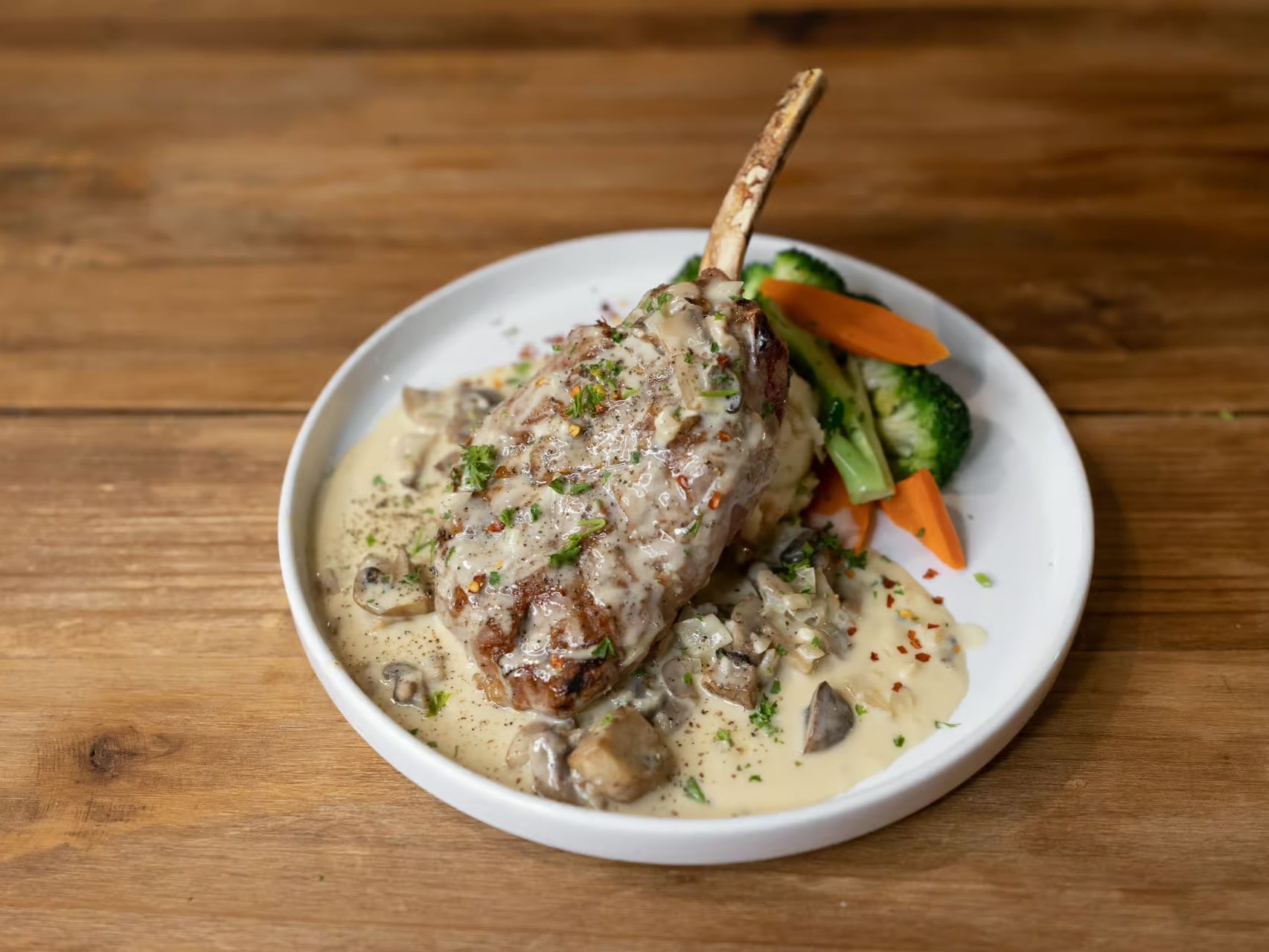 C Veal Chop.