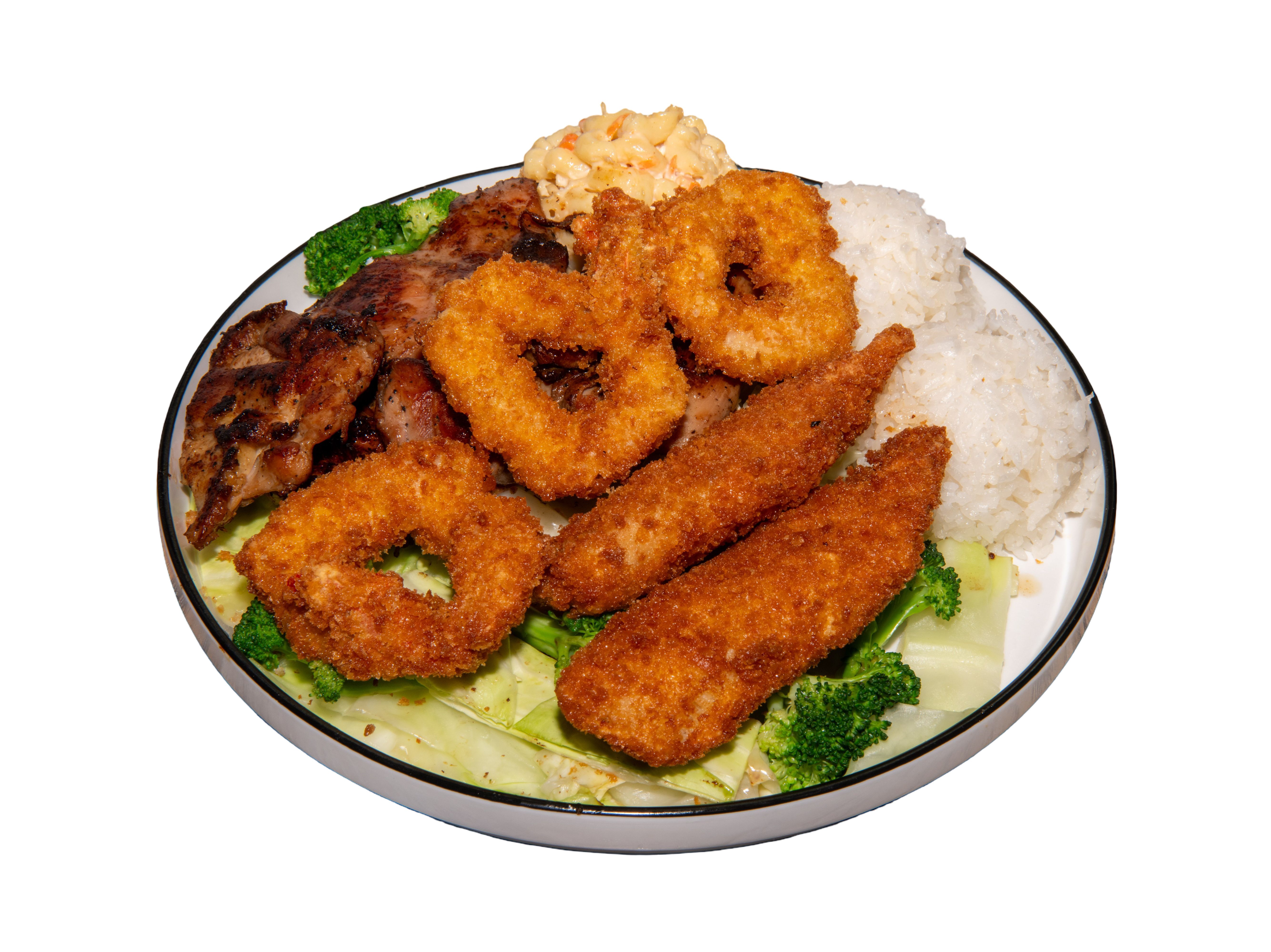 4 Seafood Mix (Crispy Shrimp + White Fish)