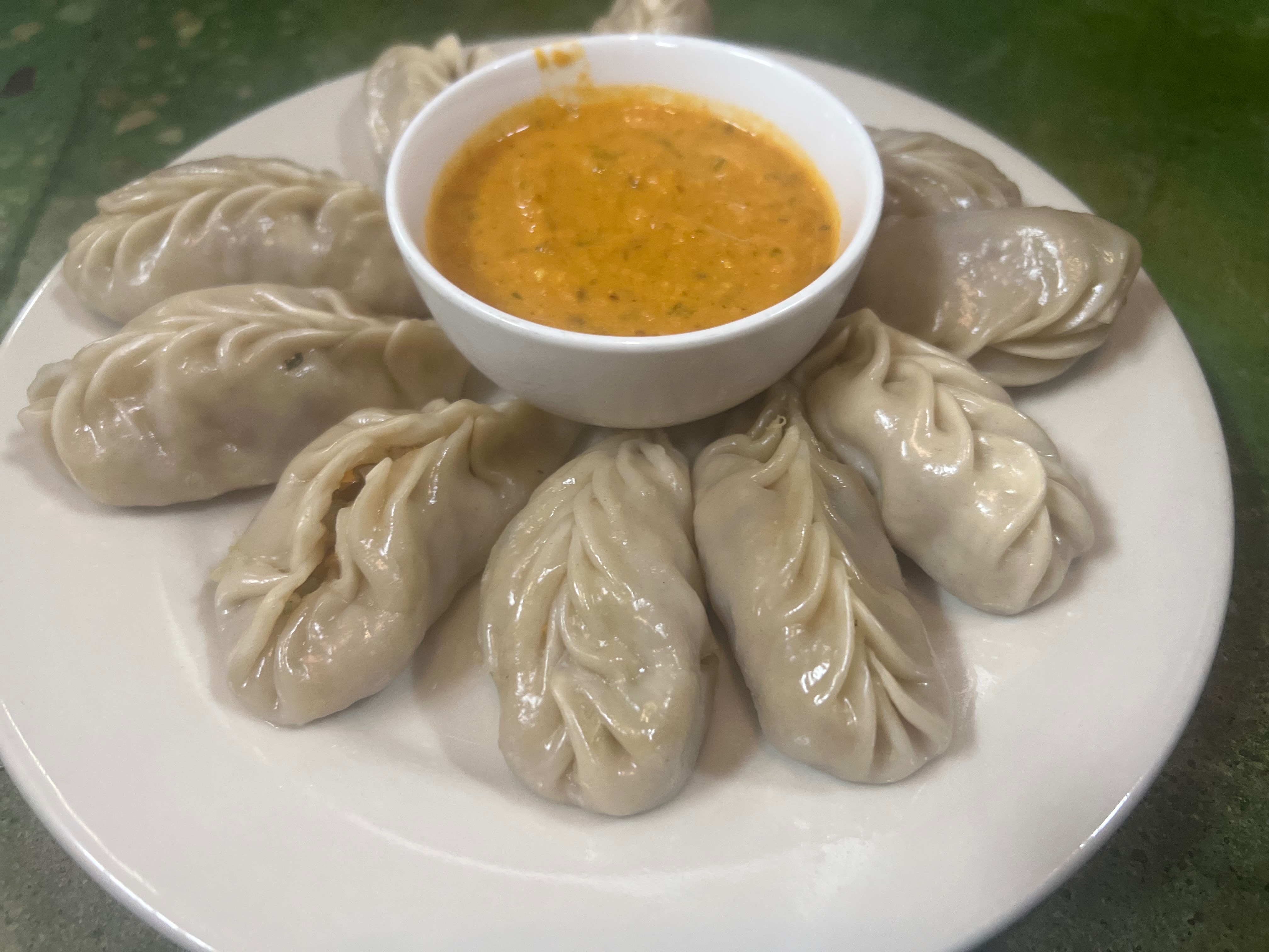 Vegetable Momo (Contain Nuts& Sesame Seed).