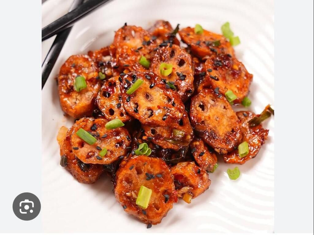Lotus Root Manchurian.