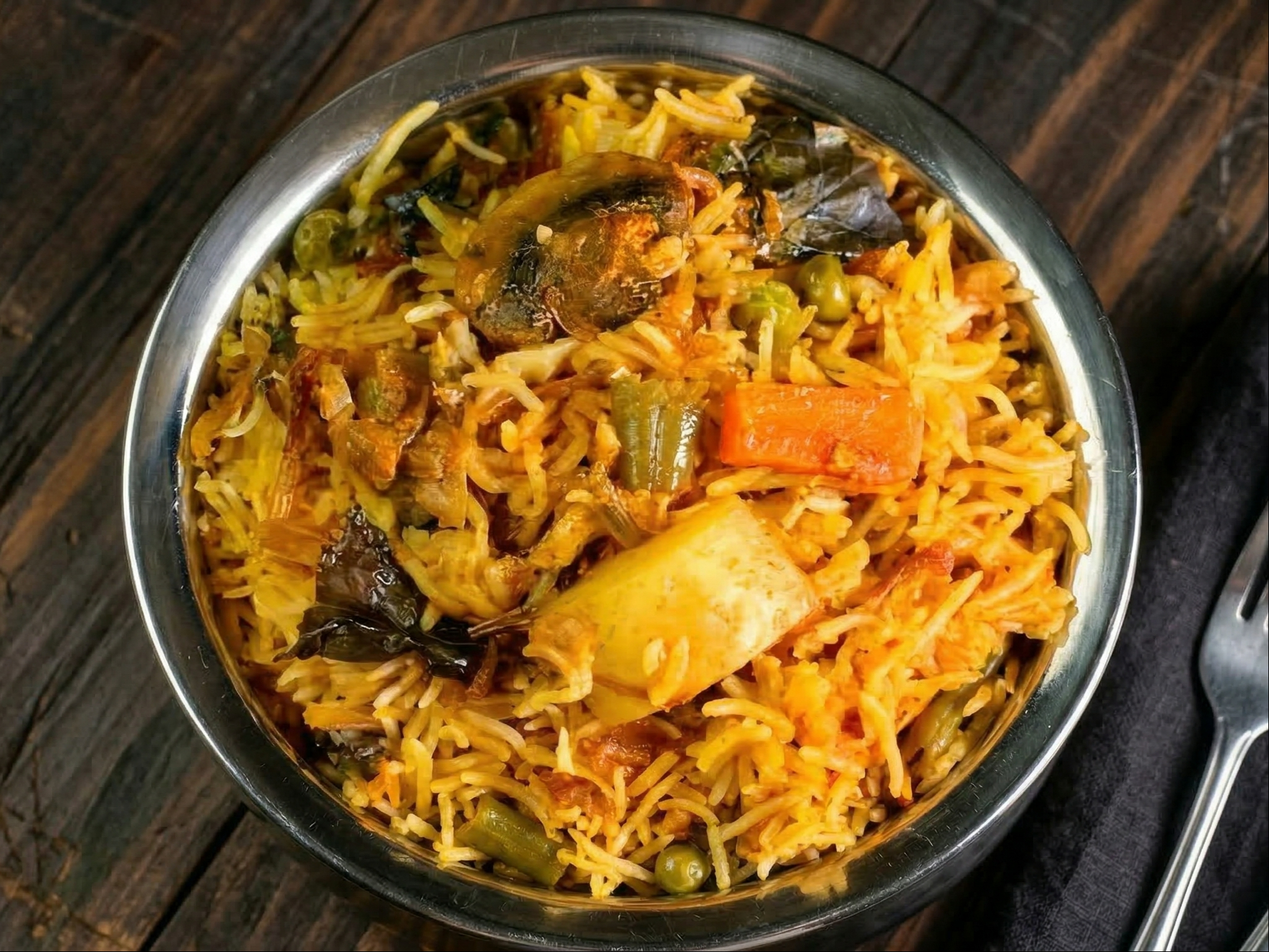 Veg Biryani.