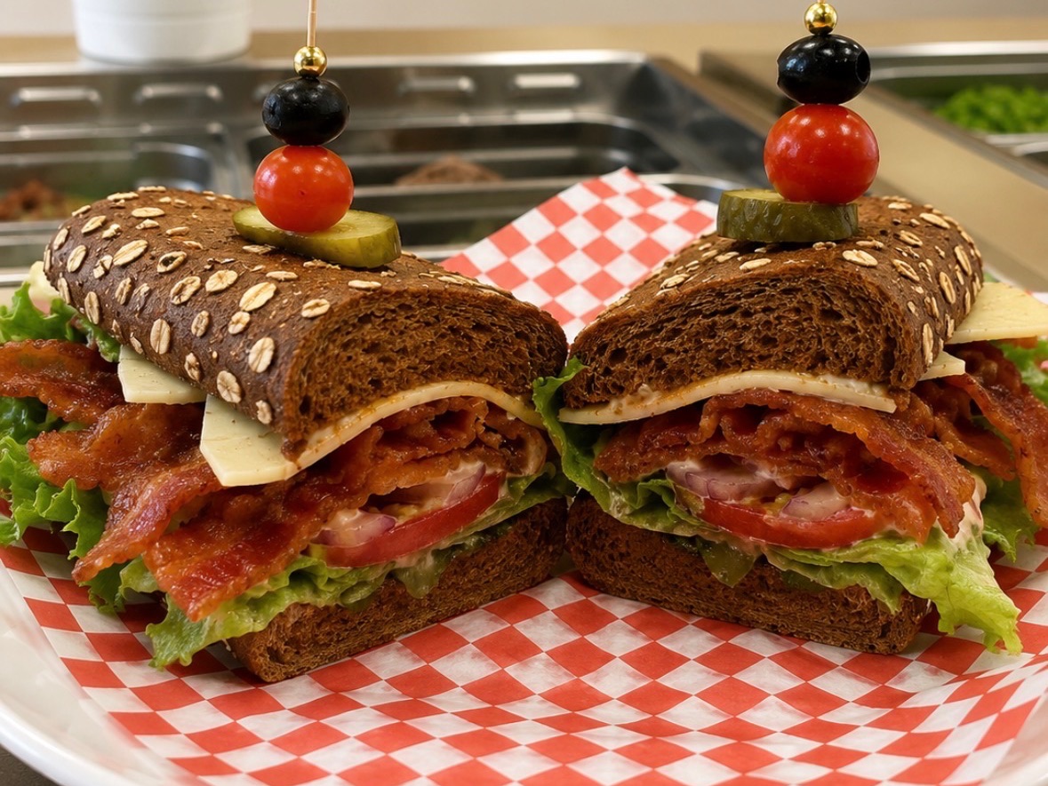 Spicy B.L.T Sandwich.