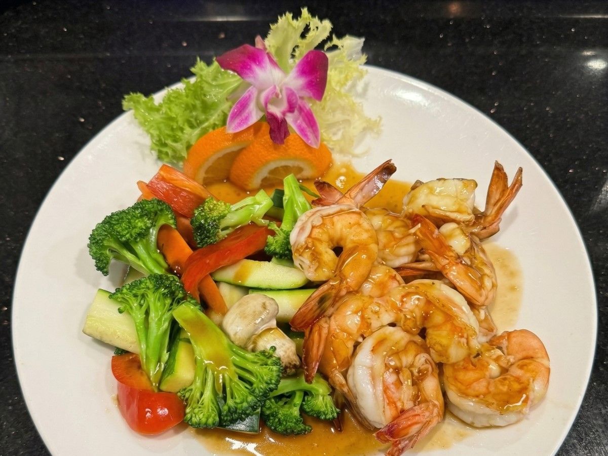 Shrimp Teriyaki.