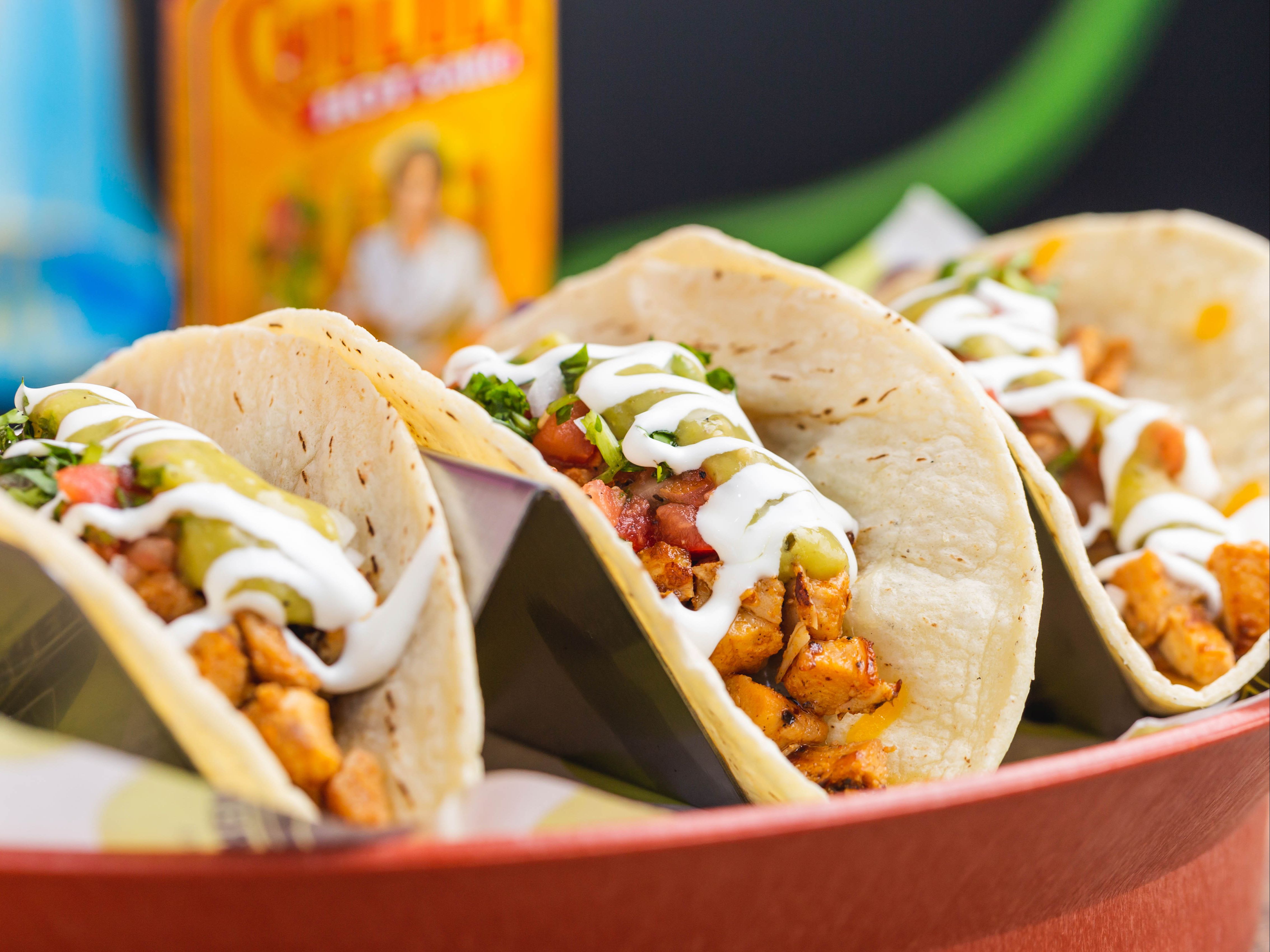 Al Pastor Taco Trio.