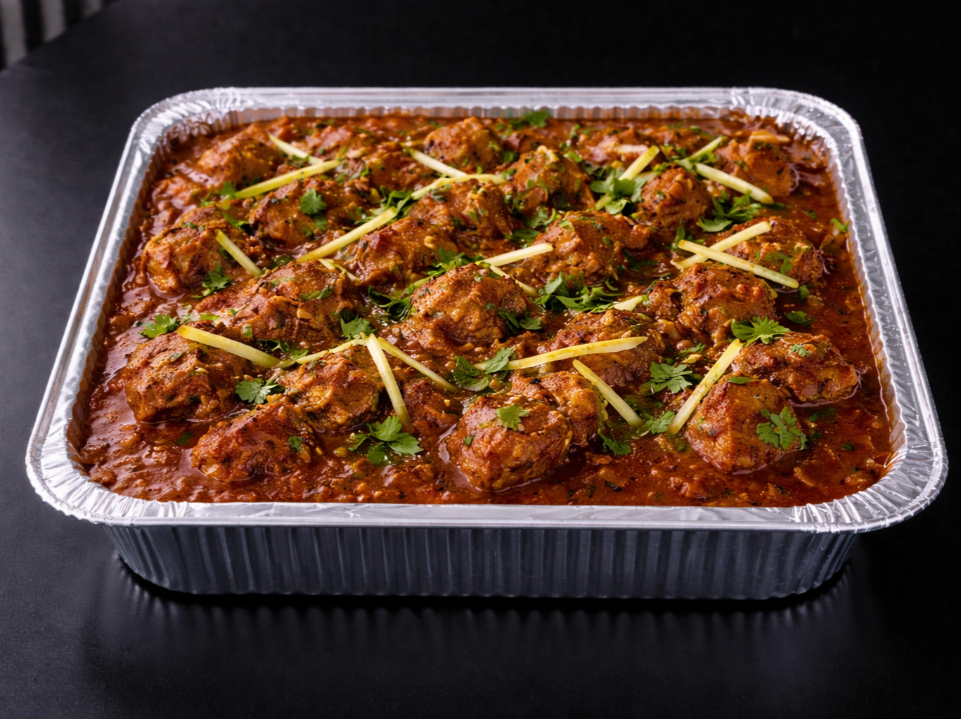 Delightful Goat Curry Tray.