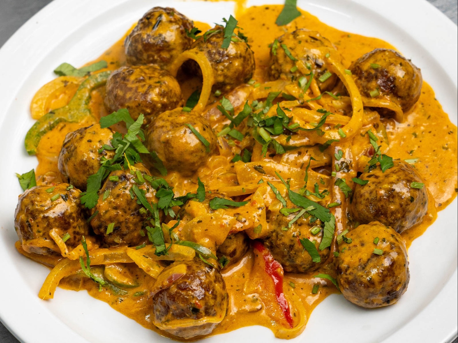 Veggie Malai Manchurian.