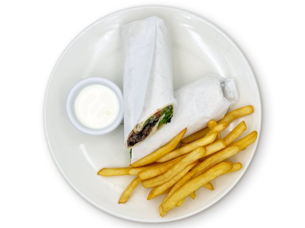 CHICKEN DONER WRAP- GYRO.