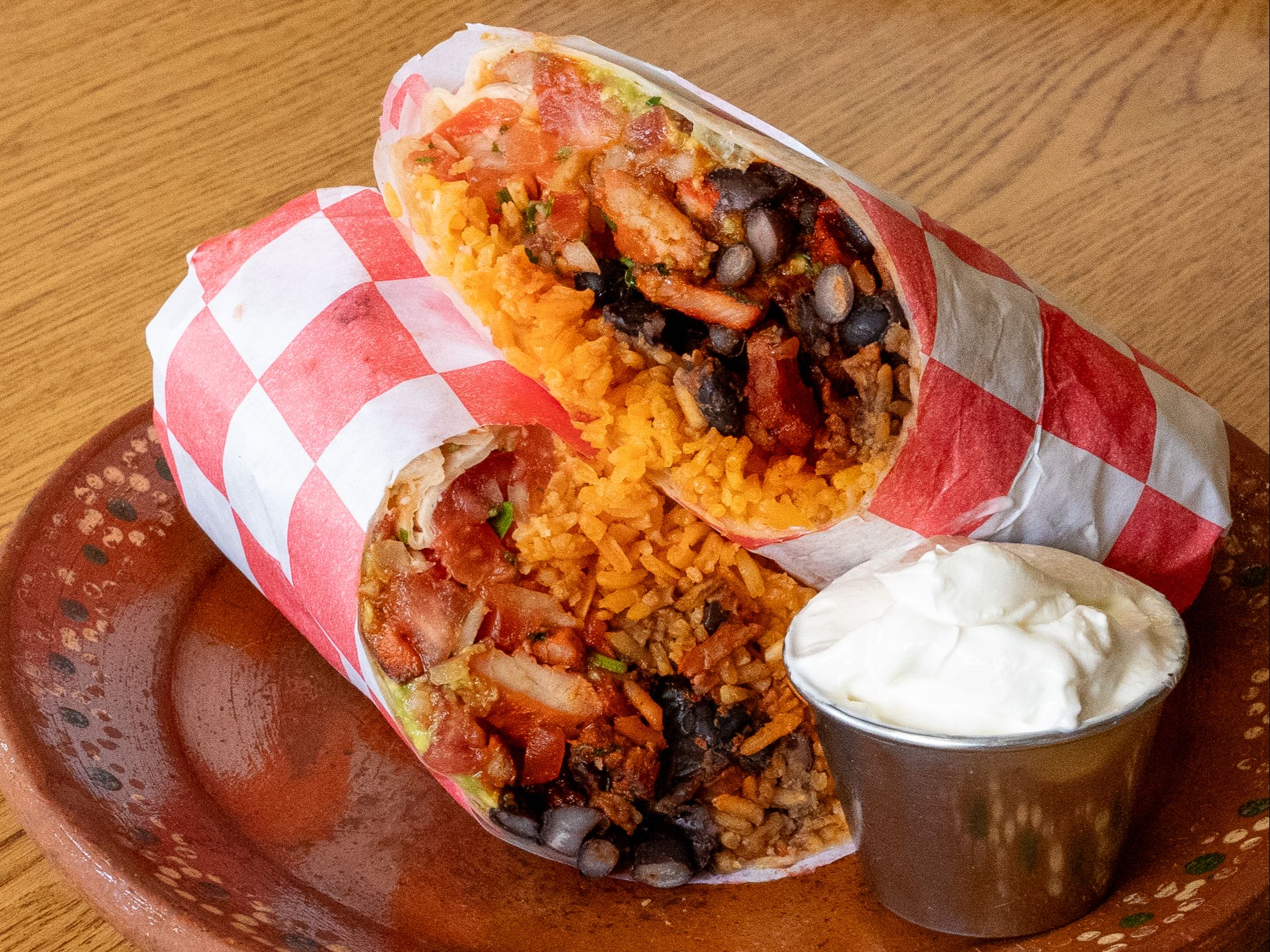 Shrimp (Camarón) Burrito.