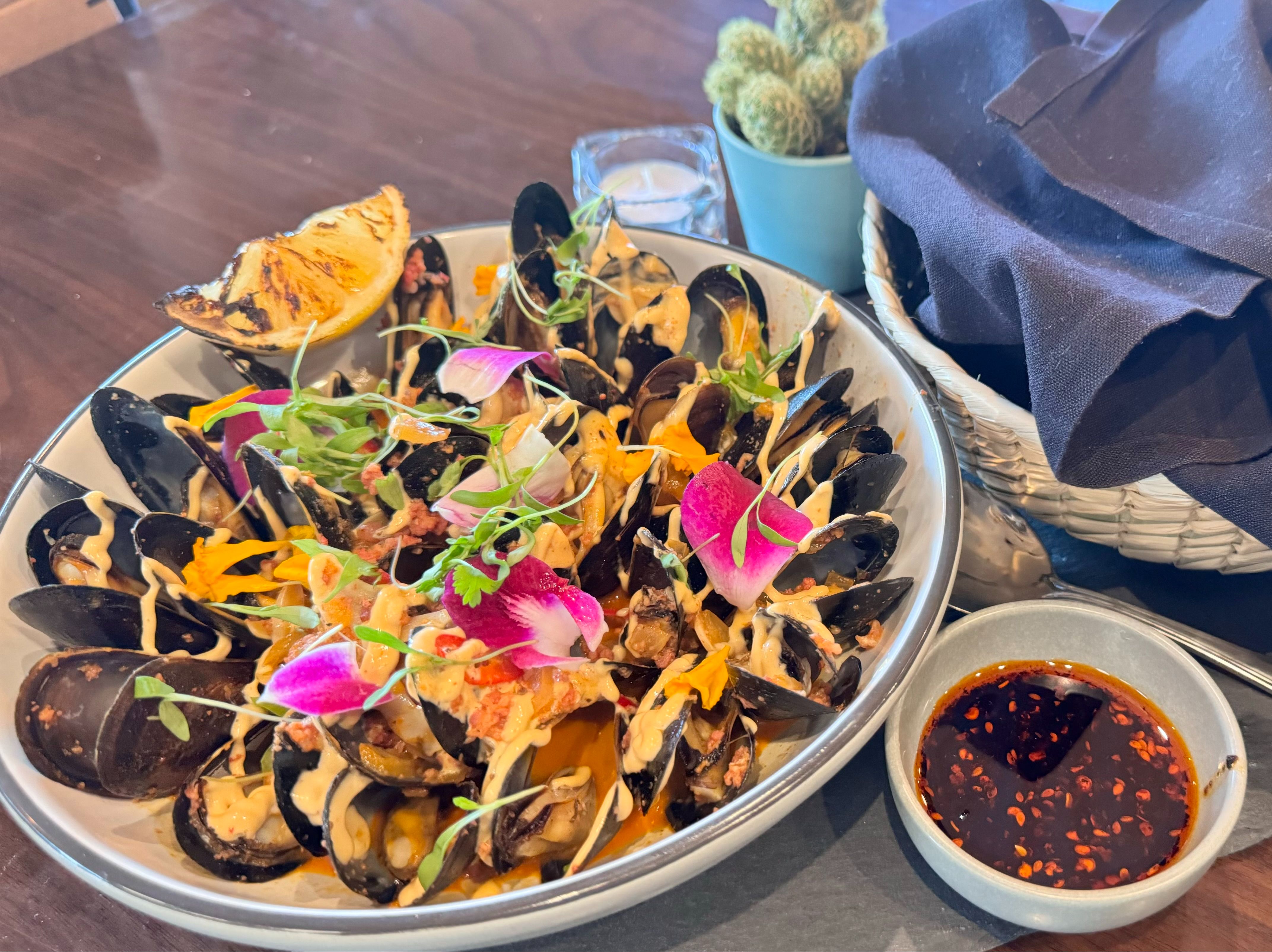 Birria Mussels.