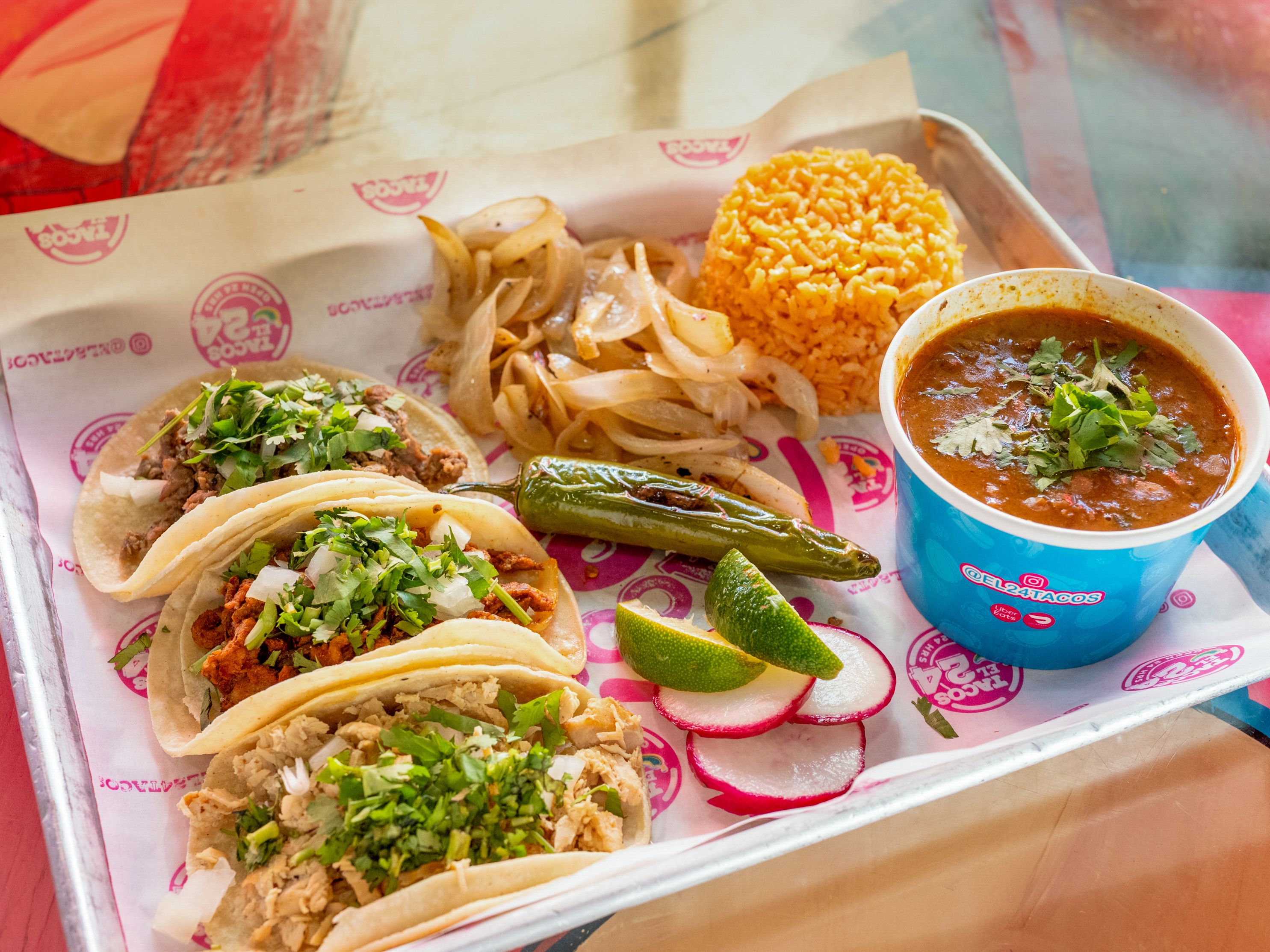 Taco Plate Rice & Beans - O