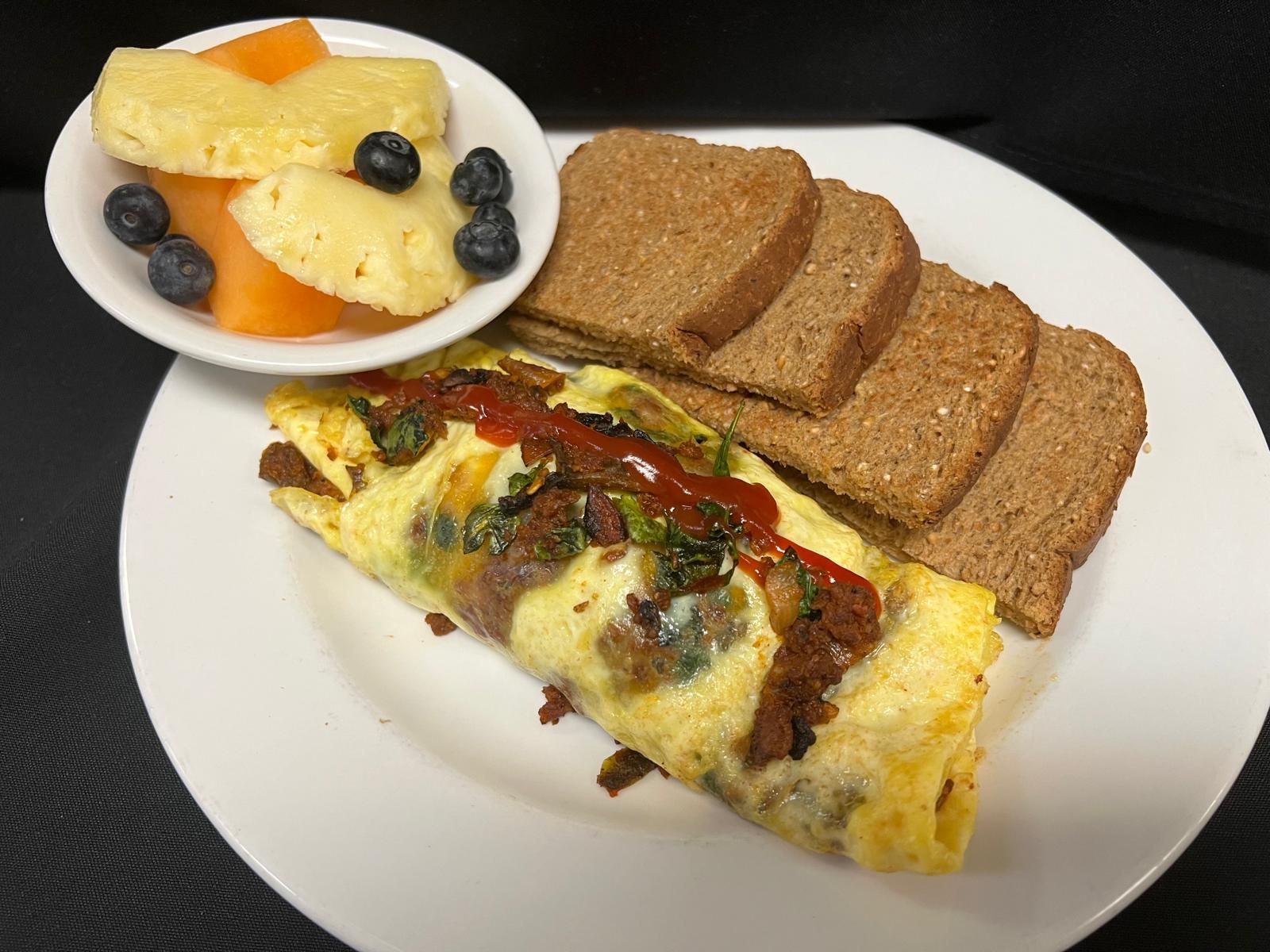 Chorizo Omelette (GF).