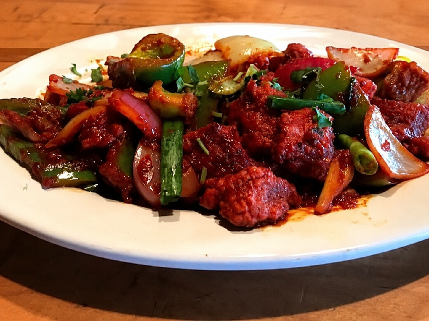 Chicken Manchurian.