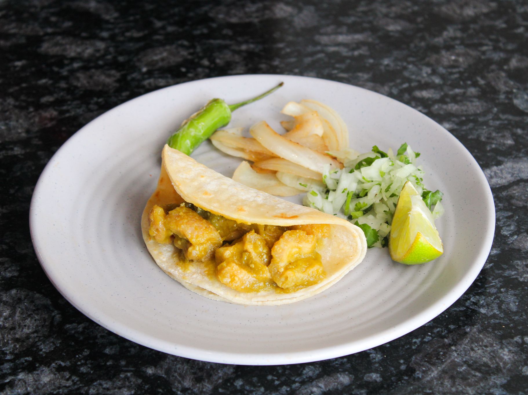 Taco Chicharron.