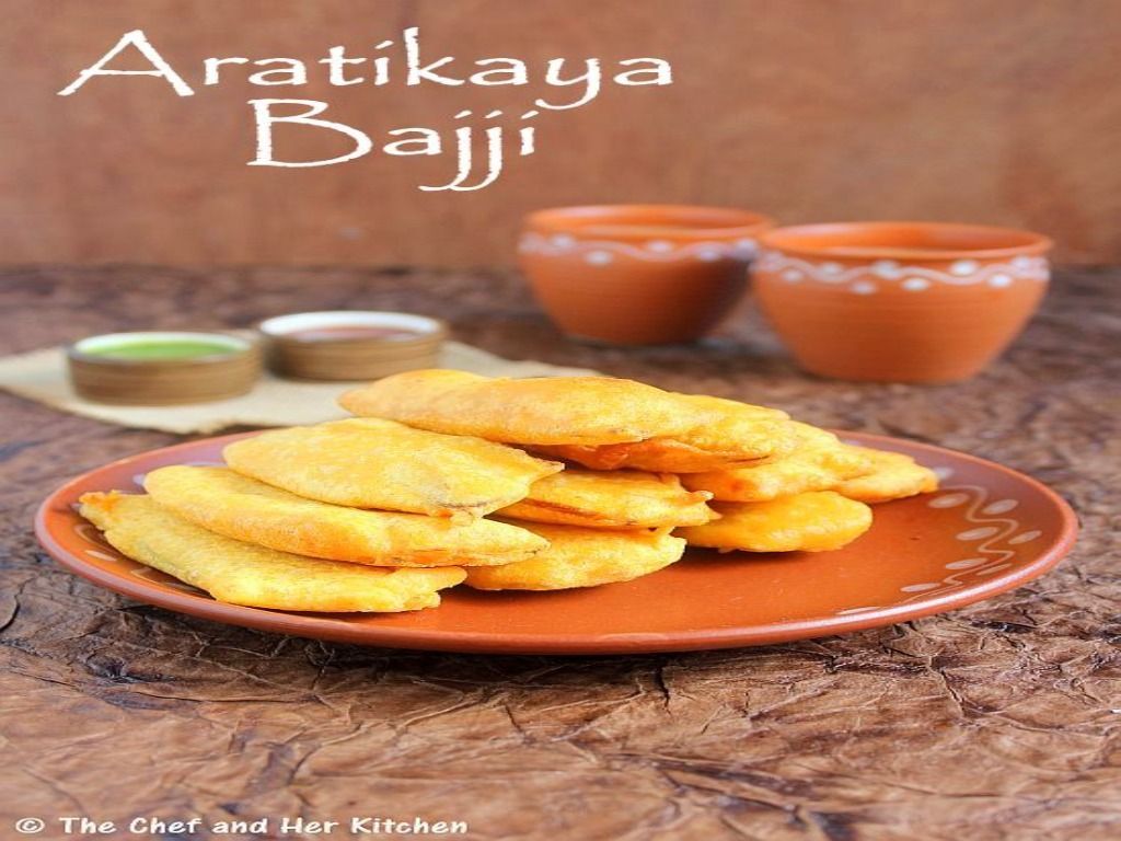 Aratikaya Bajji (5pcs).