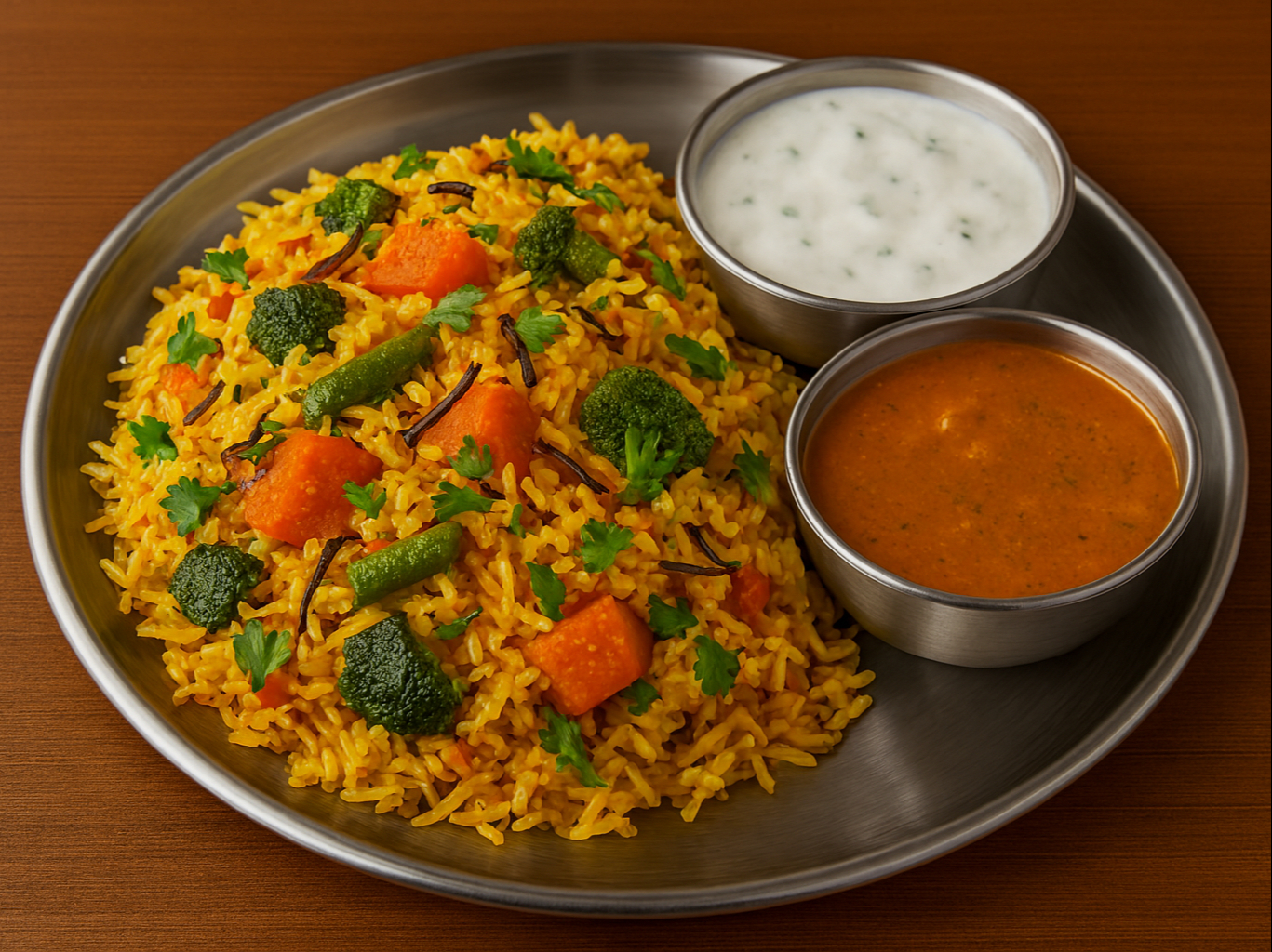 Andhra Vegetable Pulav (Gf)