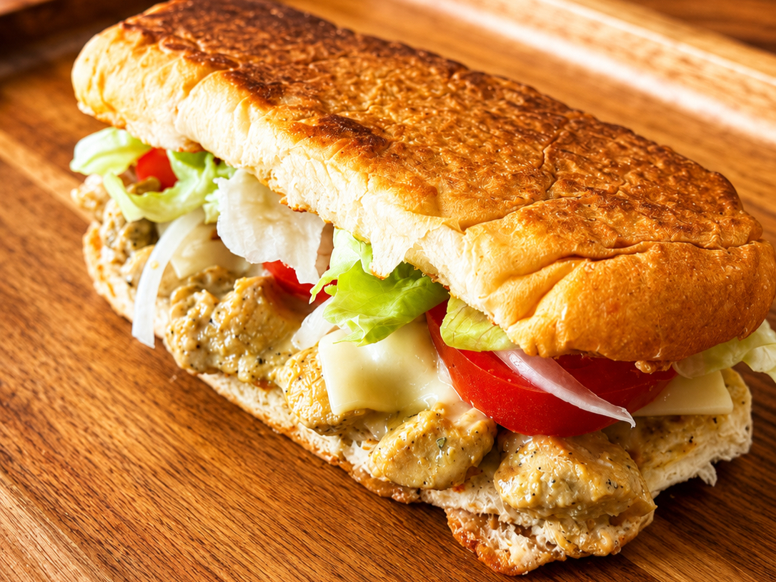 Chopped Chicken Sandwich.
