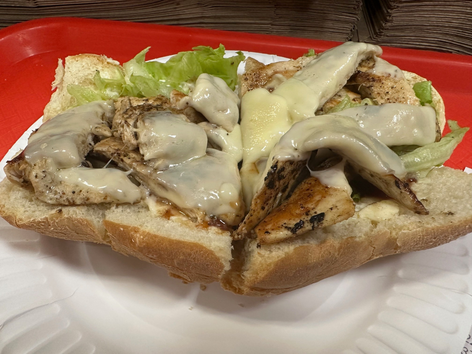 Grilled Chicken Sub.