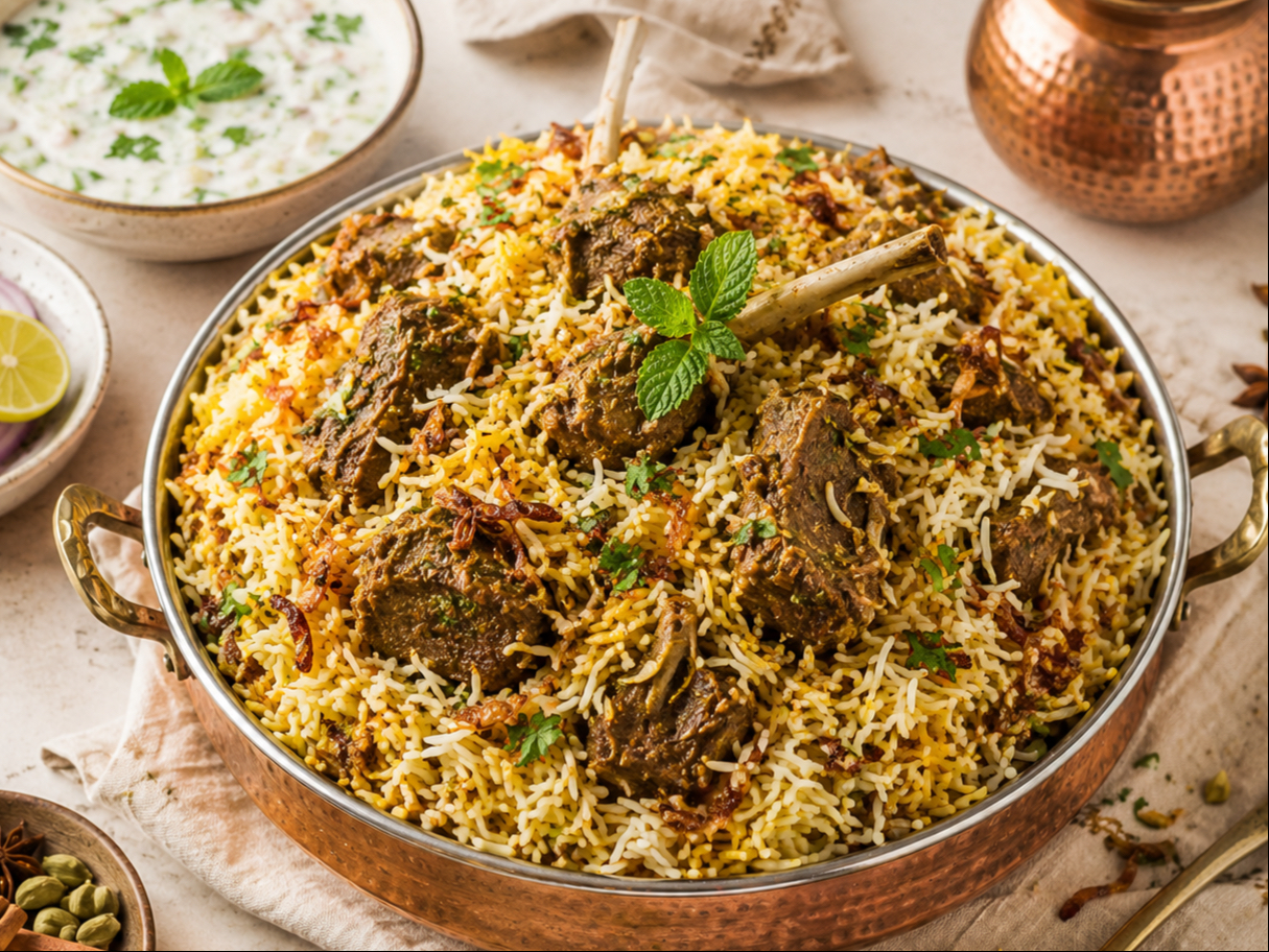 Lamb Biryani.