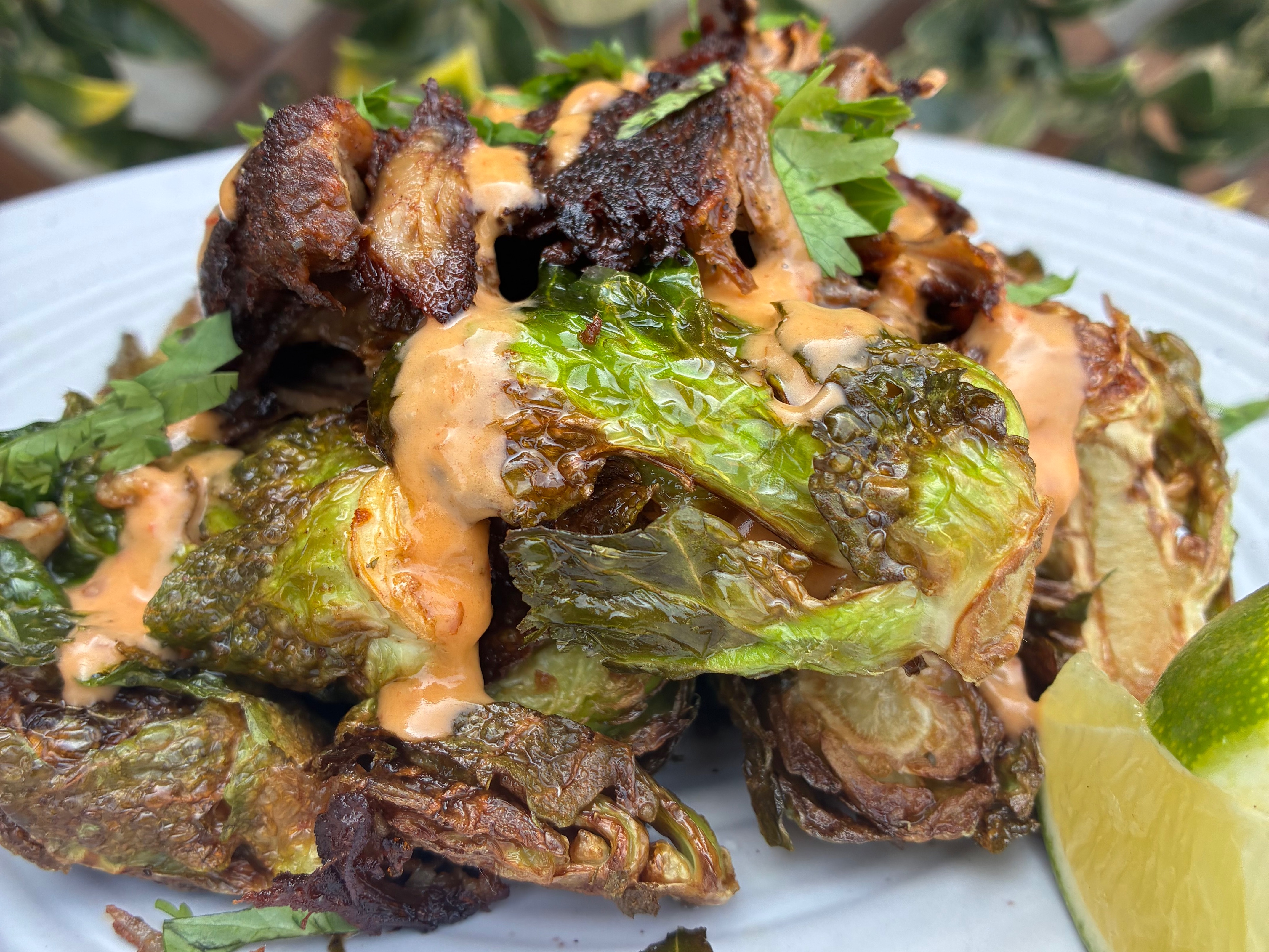 PORK SWEET AND SOUR HABANERO BRUSSELS